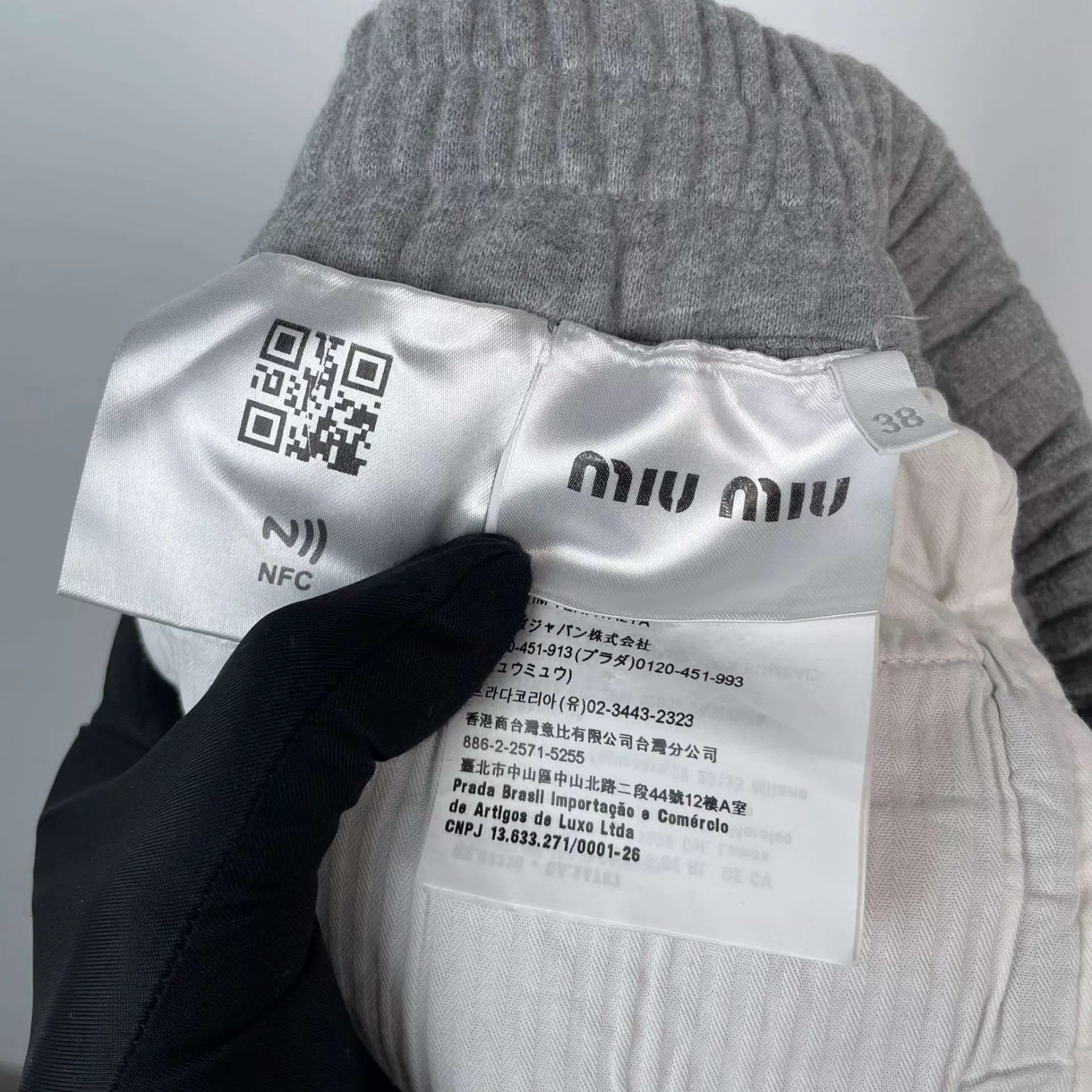 Miu Miu MIU MIU gray cotton suit size S Size XS / US 0-2 / IT 36-38 - 5 Thumbnail