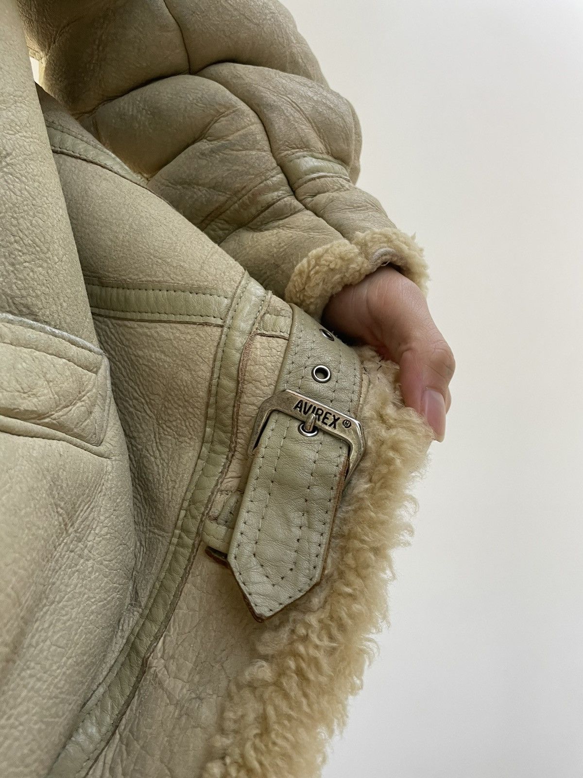 Avirex Avirex 80s B3 shearling jacket with big back embelem Size US XL / EU 56 / 4 - 7 Thumbnail