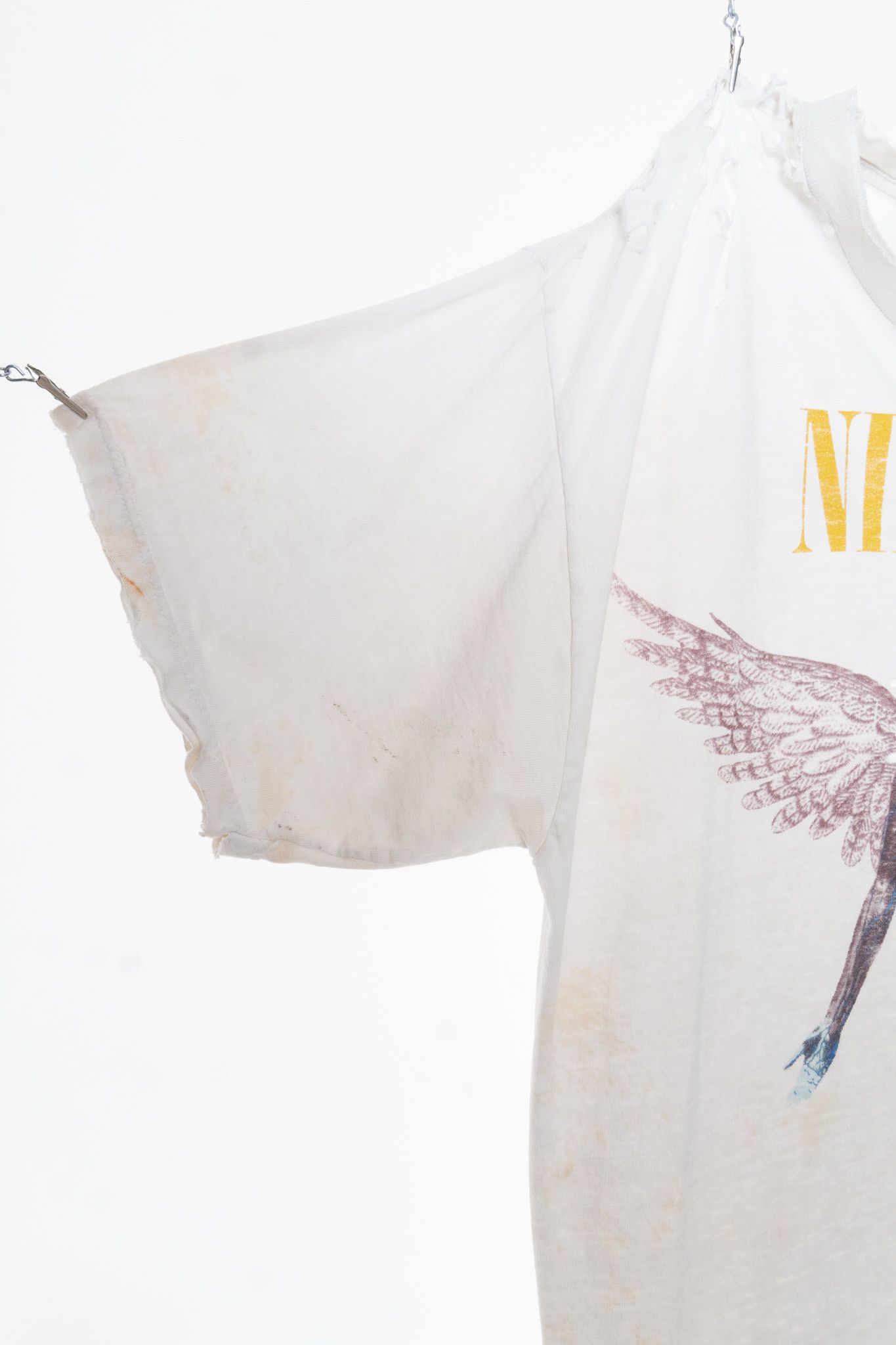 Vintage VINTAGE 1993 NIRVANA ‘IN UTERO’ THRASHED BANDT-SHIRT Size US XL / EU 56 / 4 - 10 Thumbnail