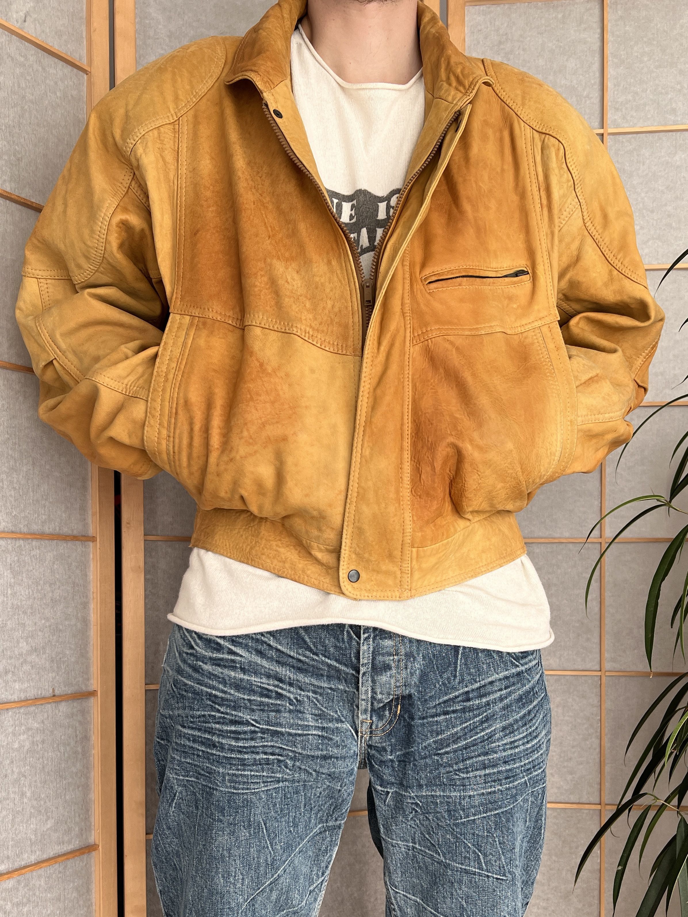 If Six Was Nine Vintage avant garde bomber leather jacket Vetements LGB vibe Size US M / EU 48-50 / 2 - 5 Thumbnail
