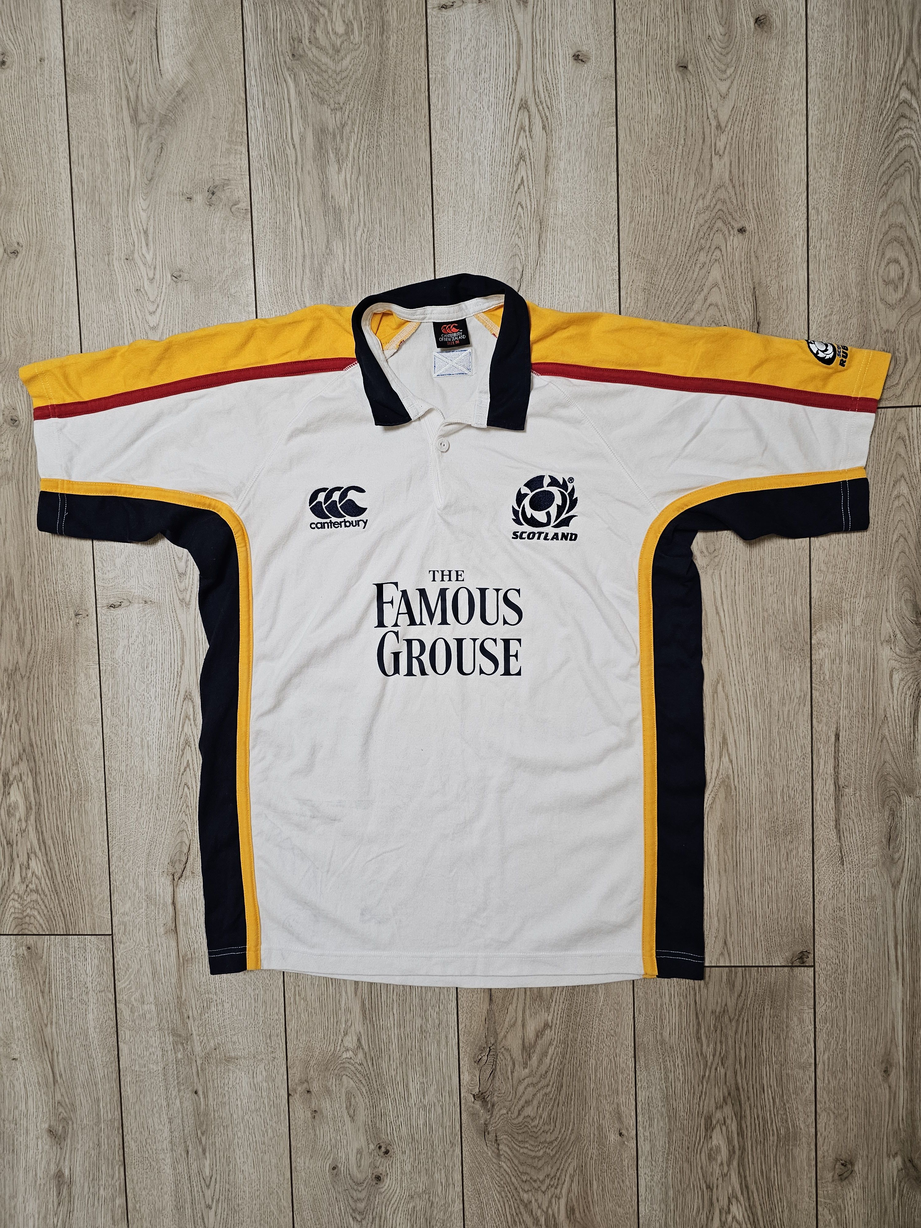 All Sport × Canterbury of New Zealand × Vintage SCOTLAND VINTAGE RUGBY SHIRT 2005 2006 AWAY RUGBY SHIRT Size US M / EU 48-50 / 2 - 1 Thumbnail