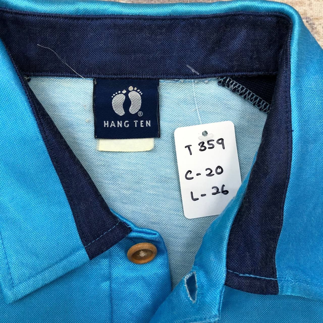 Hang Ten × Vintage T359 VTG HANG TEN POLO SHIRTS Size US L / EU 52-54 / 3 - 4 Thumbnail