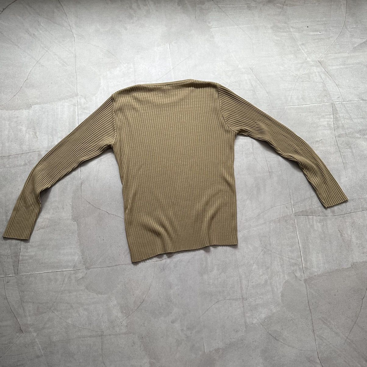 Hysteric Glamour × Undercover 00s Painted If Six Was Nine LGB Vibe Knit Ribbed Sweater Y2K Size US L / EU 52-54 / 3 - 9 Thumbnail