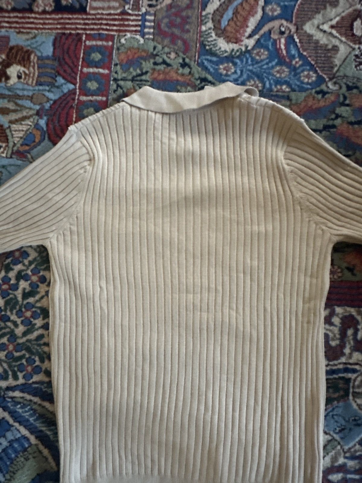 Vintage CREAM POLO TIGHT AROUND ARMS Size US M / EU 48-50 / 2 - 3 Thumbnail