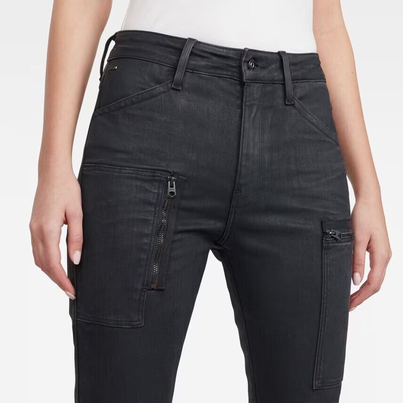 G-Star G-Star SHAPE POWEL HIGH SUPER SKINNY STRETCH DRAVA 28×30 Size 28" / US 6 / IT 42 - 1 Thumbnail