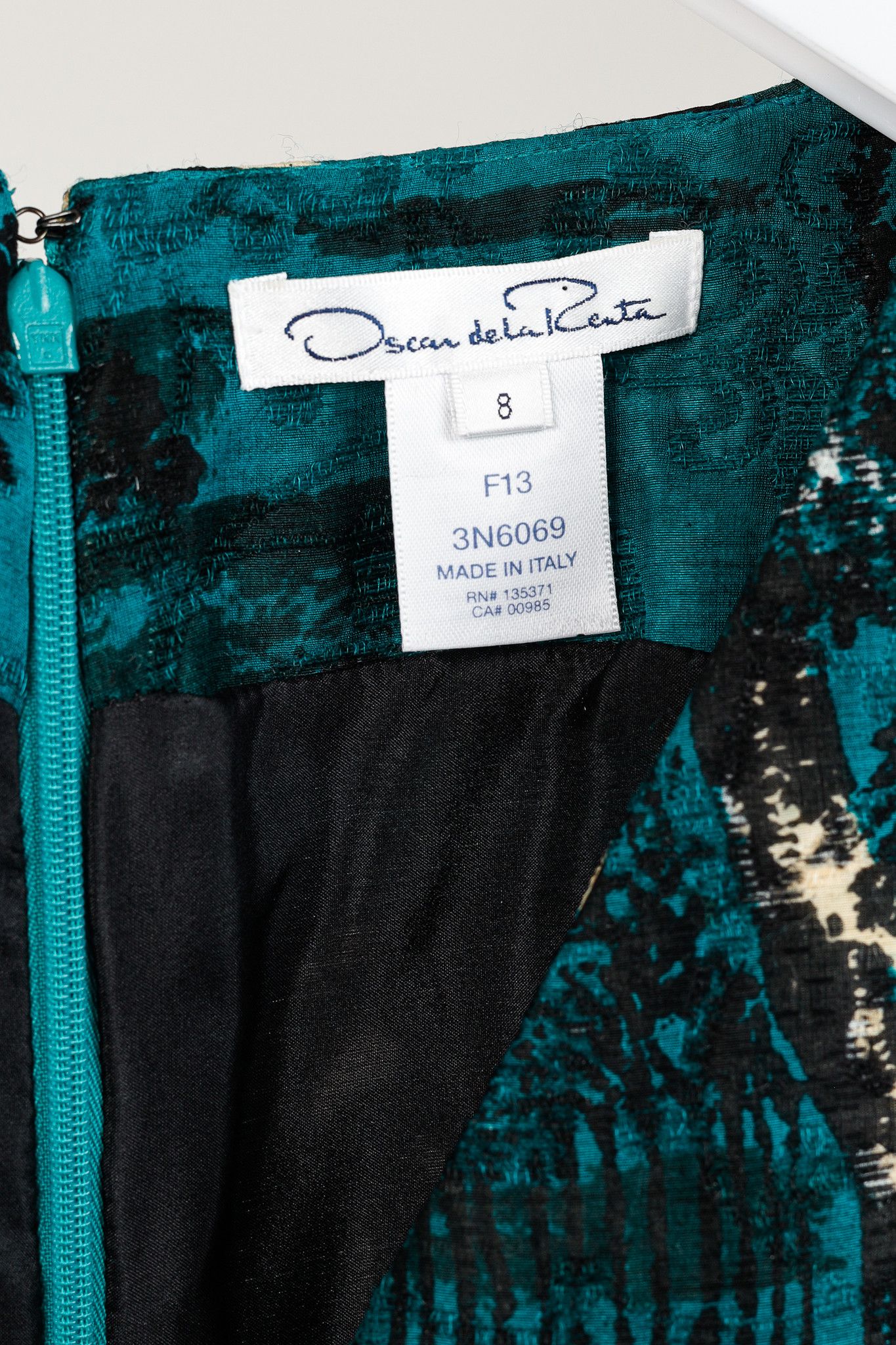 Oscar De La Renta Oscar de la Renta AW13 Jacquard Sleeveless Pleated Dress Size M / US 6-8 / IT 42-44 - 4 Thumbnail