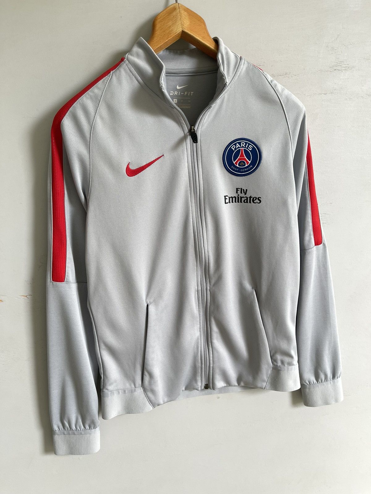 Nike Nike PSG Paris Saint Germain Zip Up Track Jacket Sweatshirt Size US S / EU 44-46 / 1 - 3 Thumbnail
