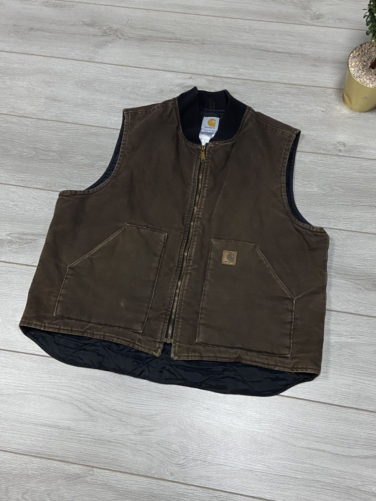 Carhartt × Vintage Carhartt vintage work vest vintage Size US XL / EU 56 / 4 - 2 Thumbnail