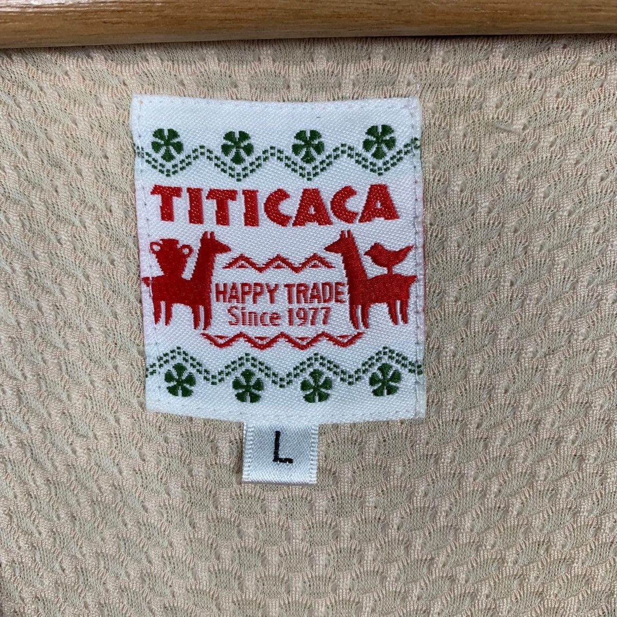 Japanese Brand TITICACA Deep Pile Fleece Jacket V Neck #2108-C92 Size US L / EU 52-54 / 3 - 15 Thumbnail