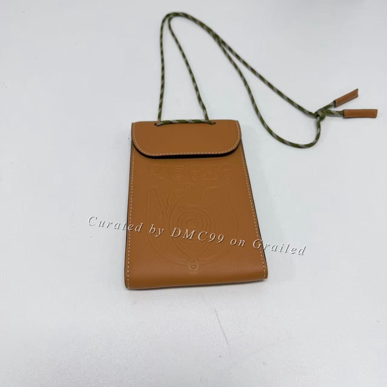 Loewe Loewe Caramel Leather Crossbody Phone Bag Size ONE SIZE - 1 Thumbnail