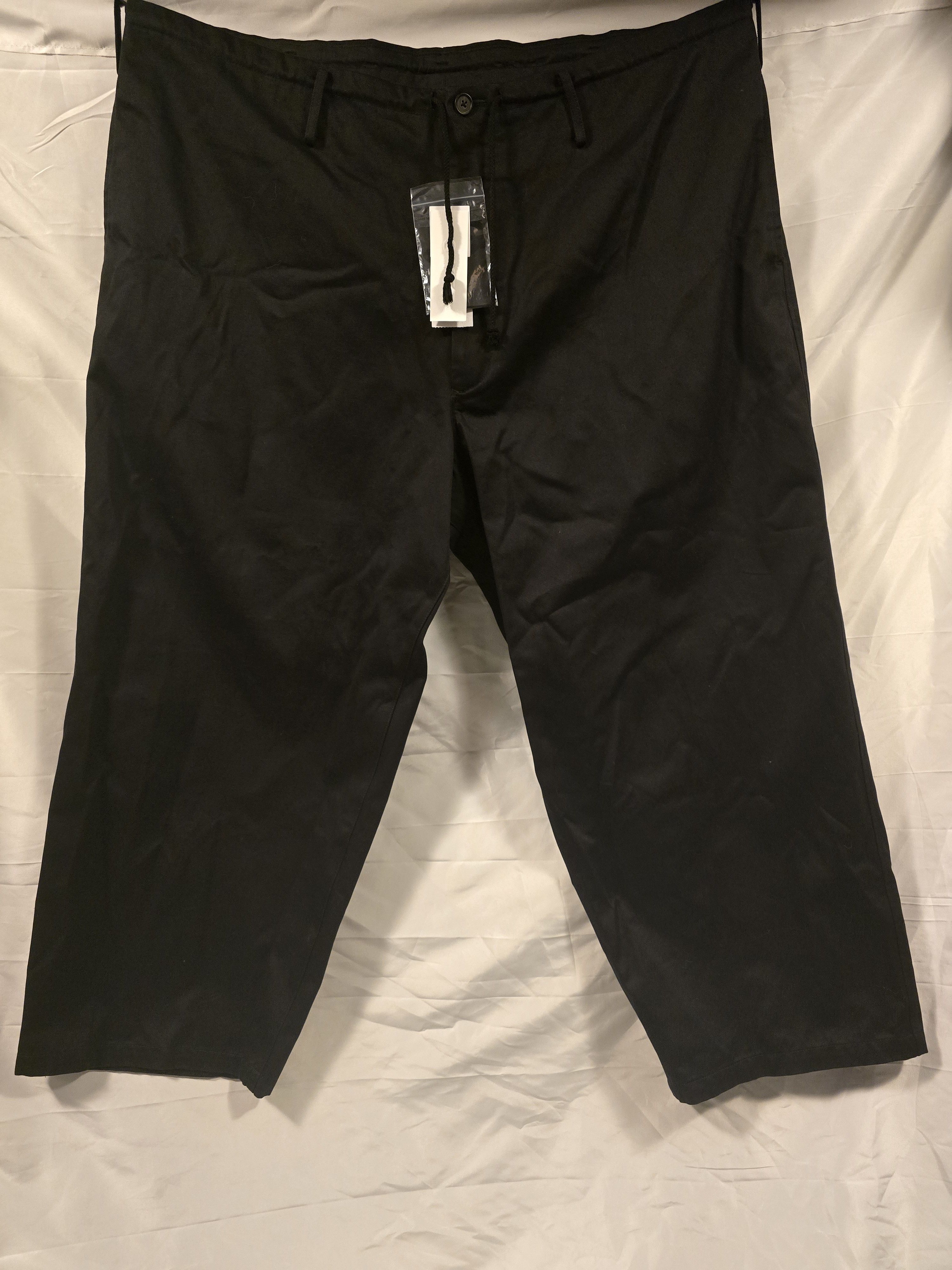Yohji Yamamoto S'YTE WEPON CLOTH WAIST-STRING WIDE PANTS Size US 44 / EU 60 - 1 Thumbnail