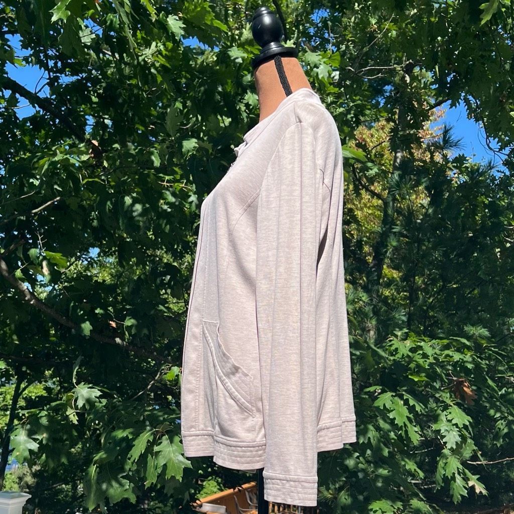 St. John St. John Spa Zip Up Sweatshirt Long Sleeve Jacket Oatmeal Me Size L / US 10 / IT 46 - 9 Thumbnail