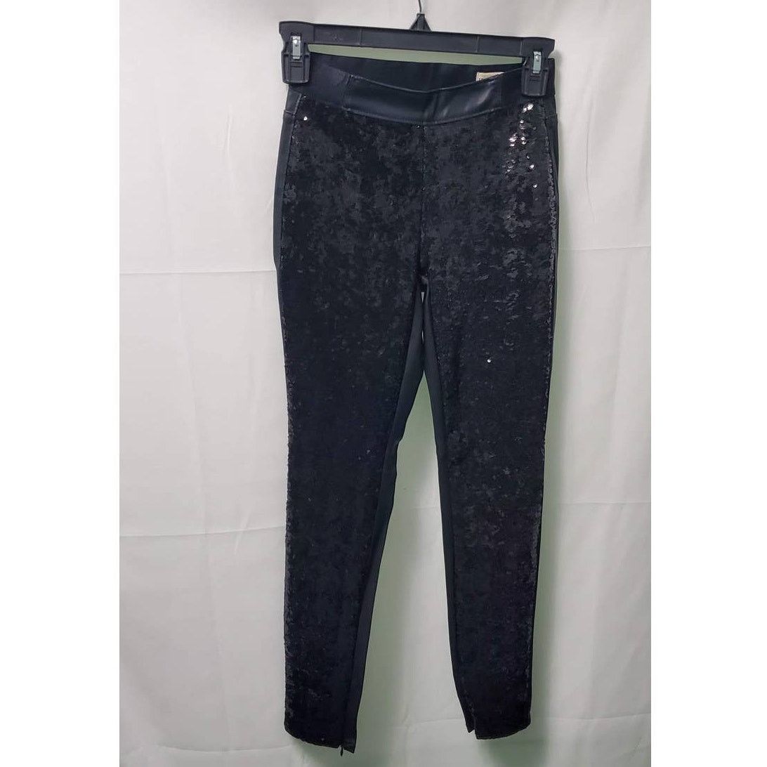 BLANKNYC Blank NYC Shape Shifter-001 Skinny Pants Black Sequin Size 24" / US 00 / IT 34 - 2 Thumbnail