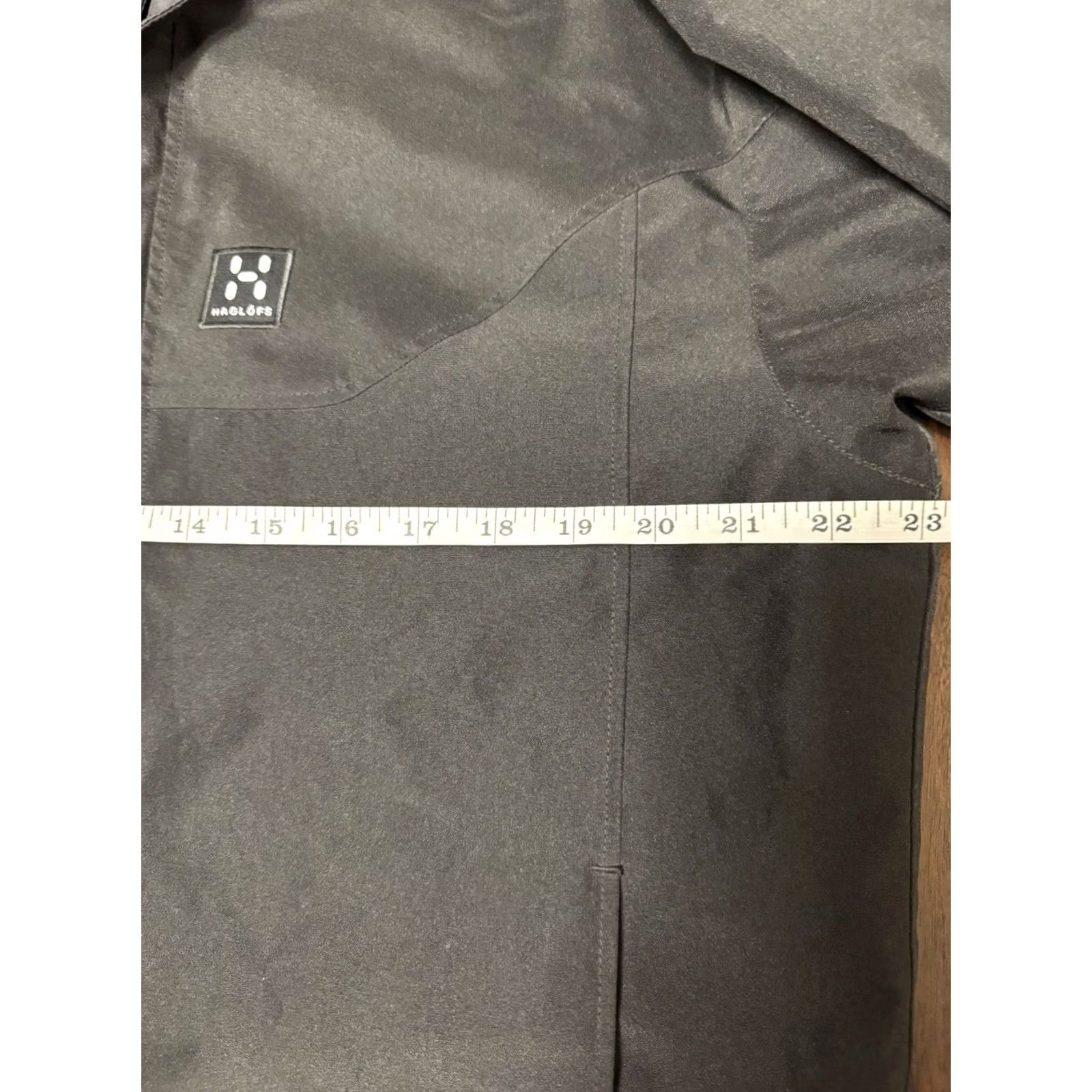 Vintage Haglöfs Full Zip Jacket Black Windstopper Soft Shell Hiking Waterproof Mens M Size US M / EU 48-50 / 2 - 6 Thumbnail