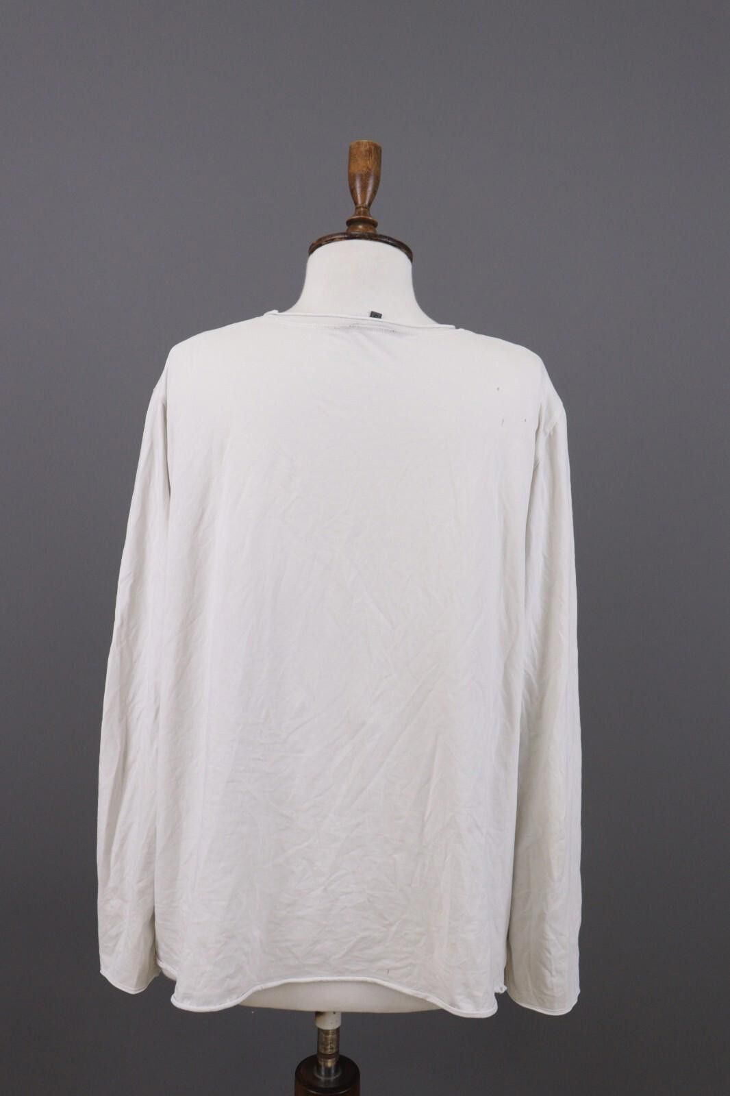 Oscar De La Renta Oska White Lightweight Summer Top Shirt Size 5 / 2XL Size XXL / US 16-18 / IT 52-54 - 8 Thumbnail