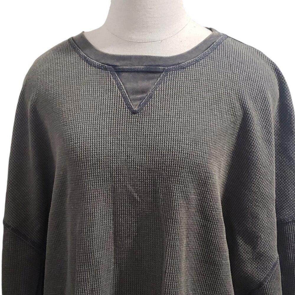 Free People CT1970 Free People Gray Long Sleeve Ladies Sweatshirt XS Size XS / US 0-2 / IT 36-38 - 2 Thumbnail
