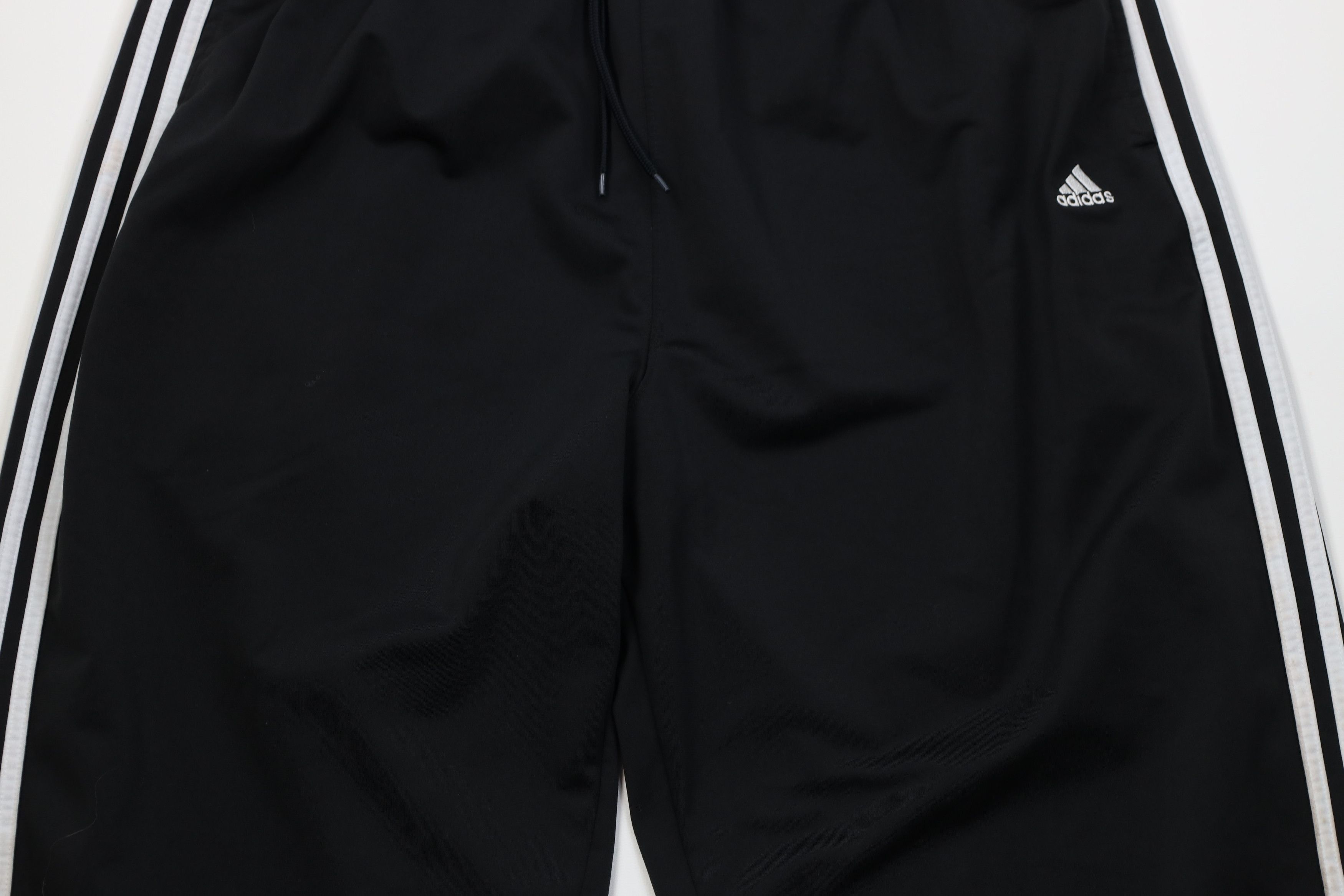 Adidas Vintage Y2K Adidas Striped Wide Leg Sweatpants Pants Black Size US 40 / EU 56 - 3 Thumbnail