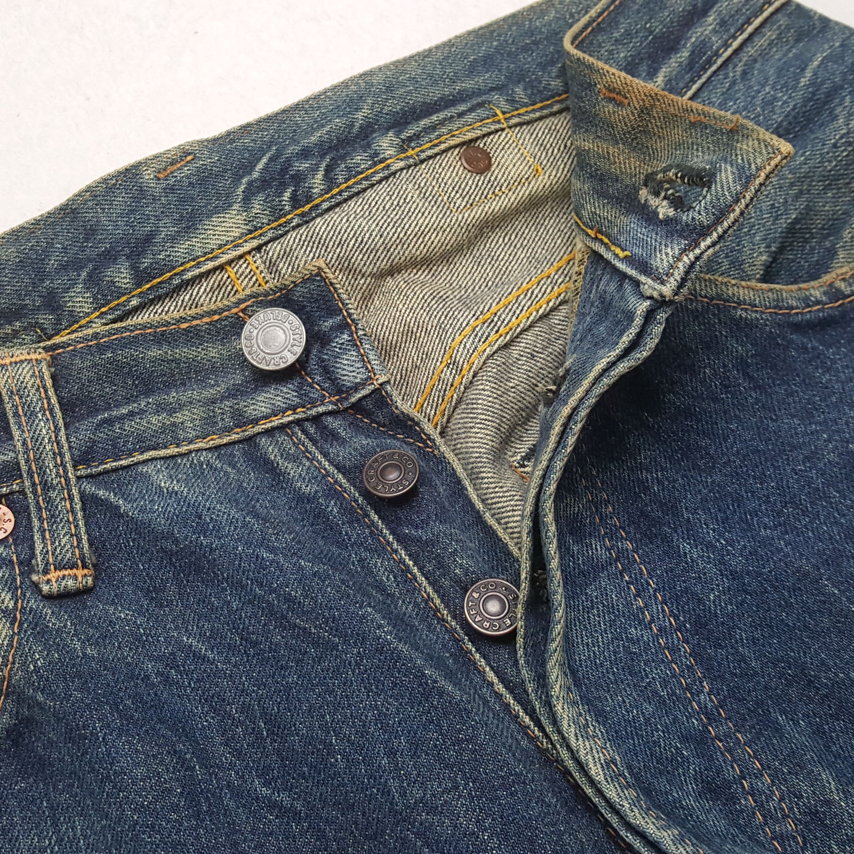 Evisu Vintage Evis Japanese Brand Daicock Custom Style Jeans RR11 Size US 26 / EU 42 - 13 Thumbnail