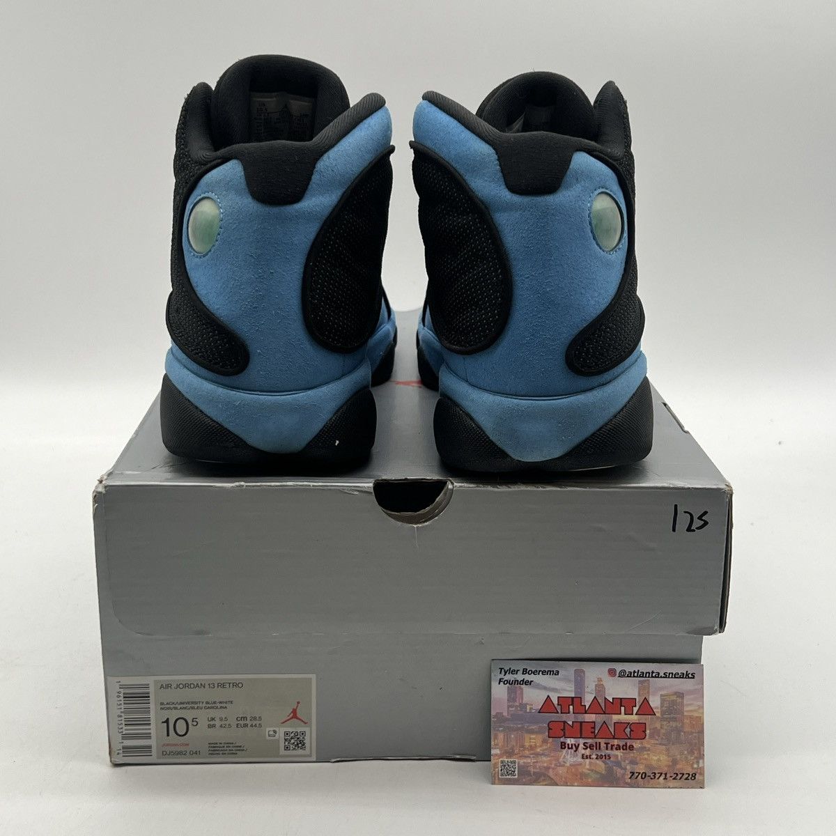Jordan Brand Air Jordan 13 Black university blue Size US 10.5 / EU 43-44 - 3 Thumbnail