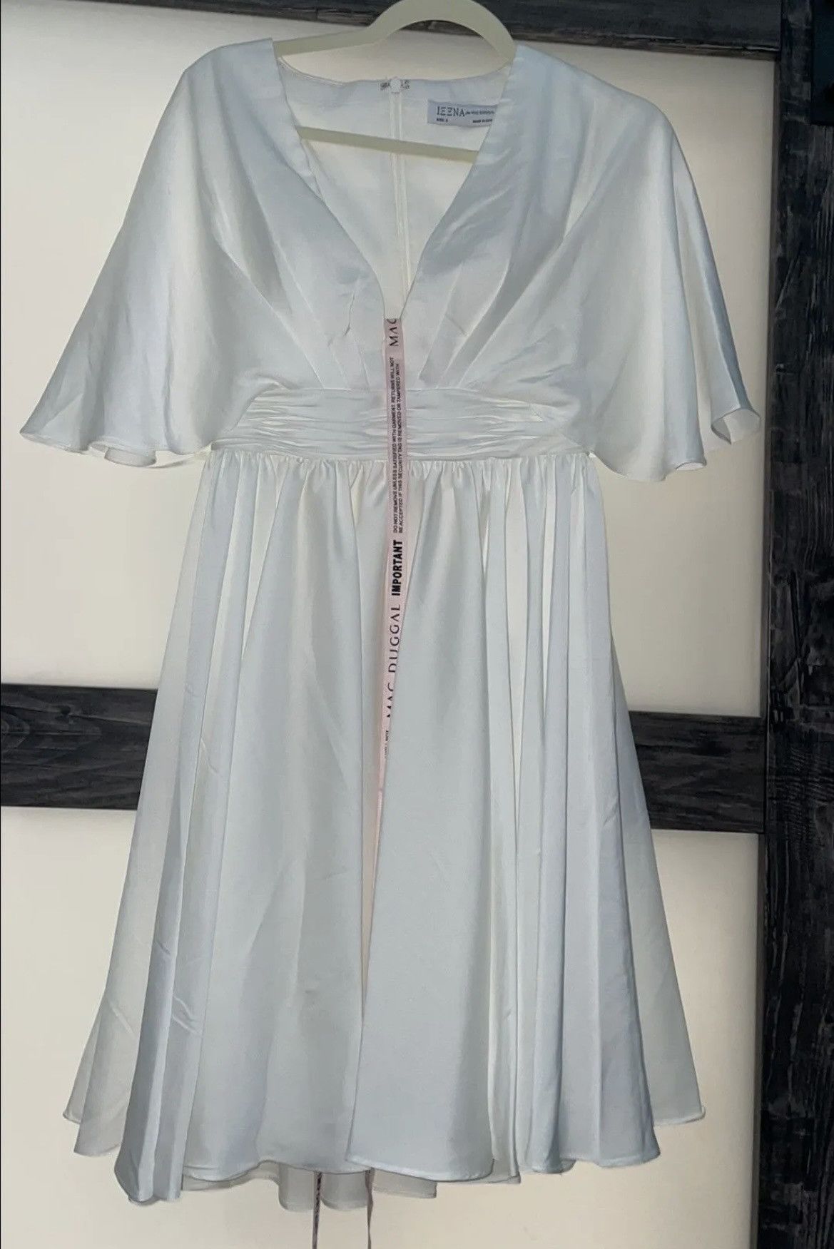 Mac Duggal Mac Duggal white mini dress Size XS / US 0-2 / IT 36-38 - 3 Thumbnail