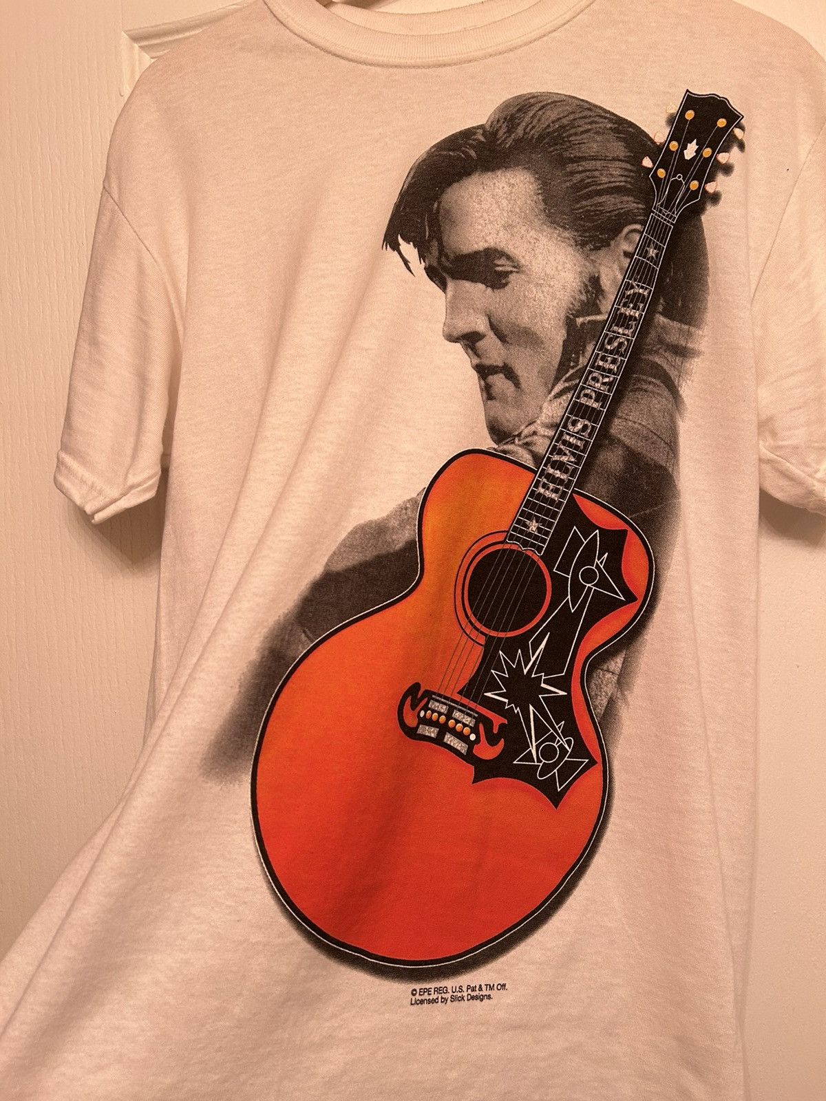 Vintage Early 2000s Elivs Presley Print SzM Size US M / EU 48-50 / 2 - 2 Thumbnail