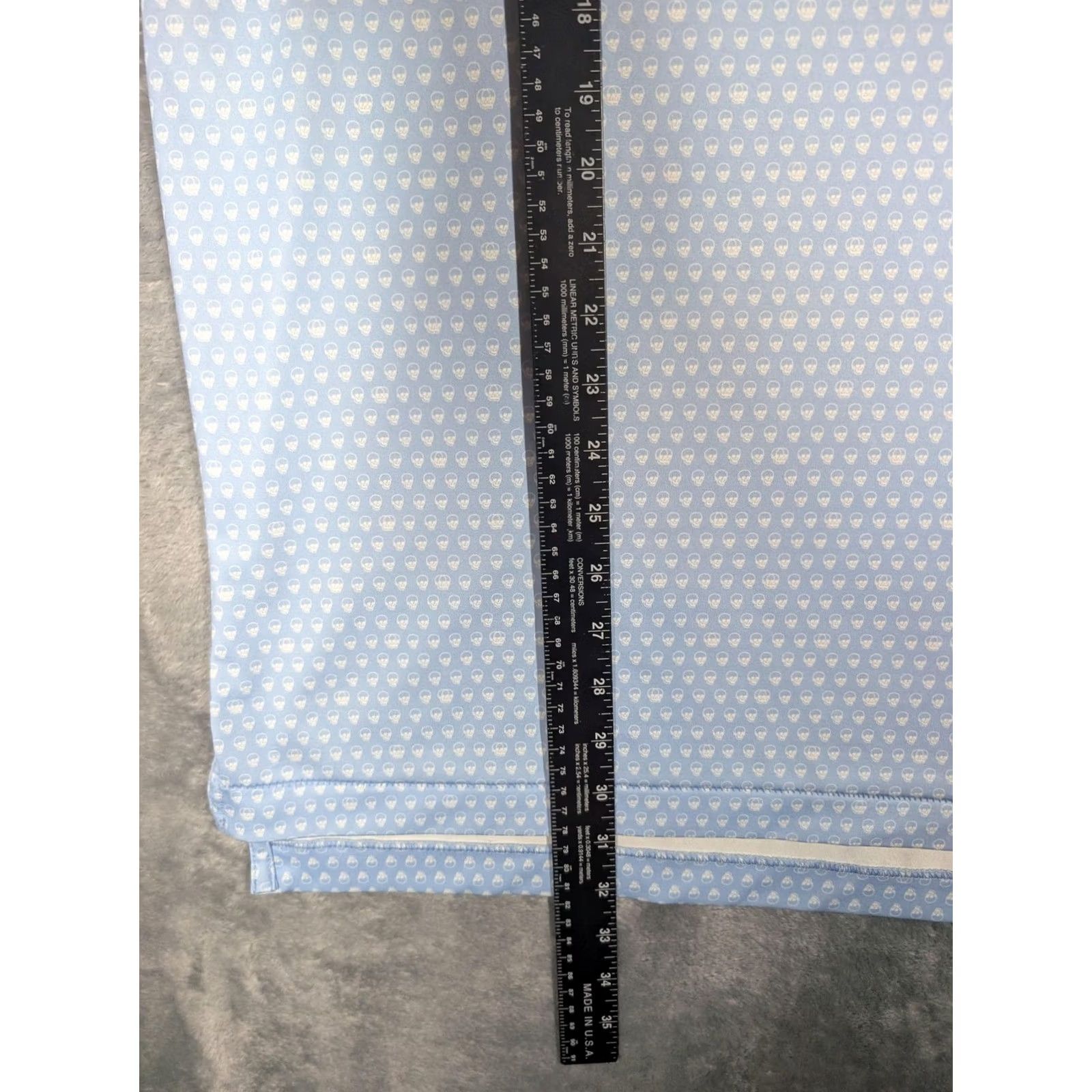 Peter Millar Peter Millar Polo Shirt Mens XL Blue Skull Summer Comfort Desert Willow Golf Mens XL Polo Shirt Golf Skull Desert Willow Blue Size US XL / EU 56 / 4 - 2 Thumbnail