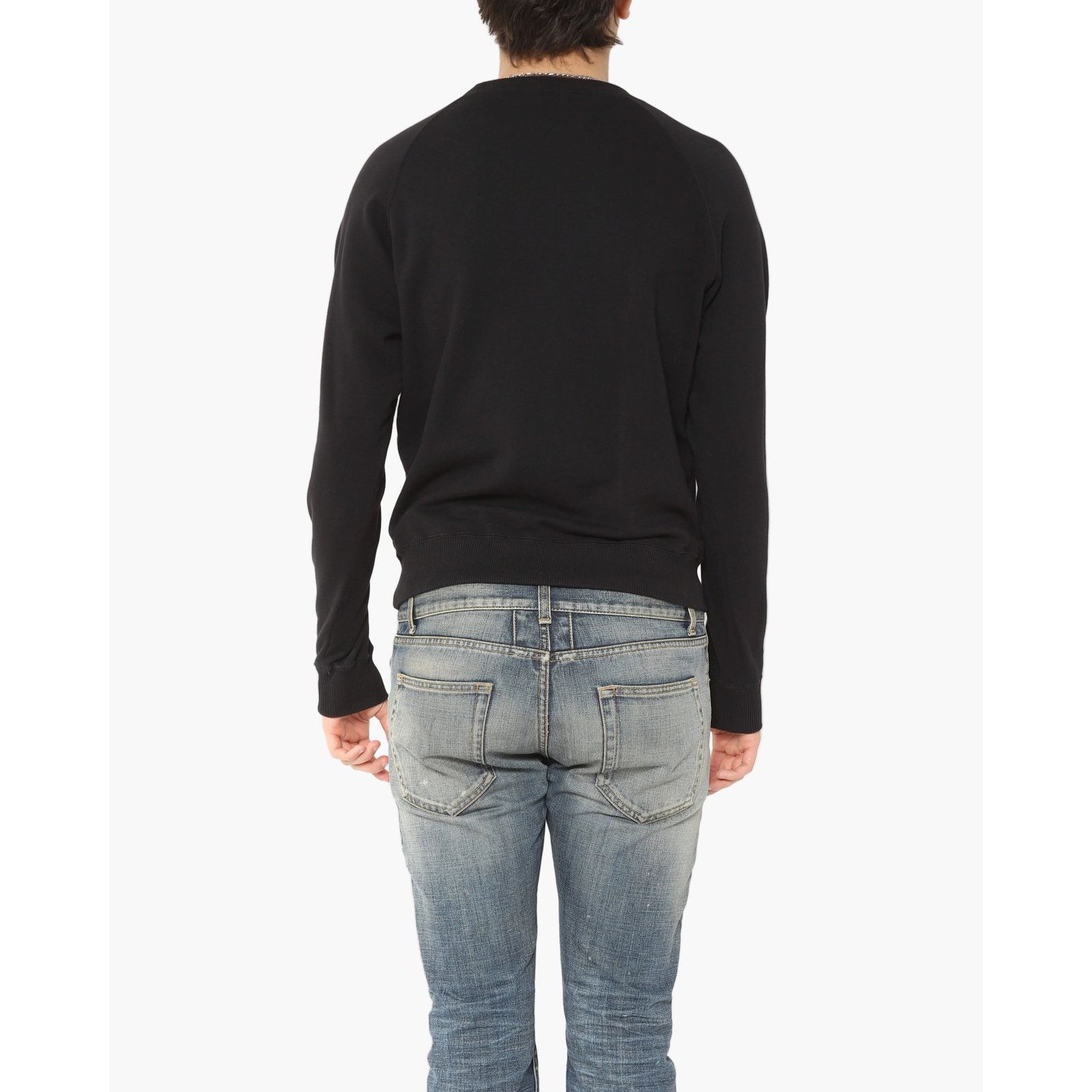 Saint Laurent Paris SS17 Sweet Dreams Shark Patch Sweatshirt Size US XS / EU 42 / 0 - 2 Thumbnail