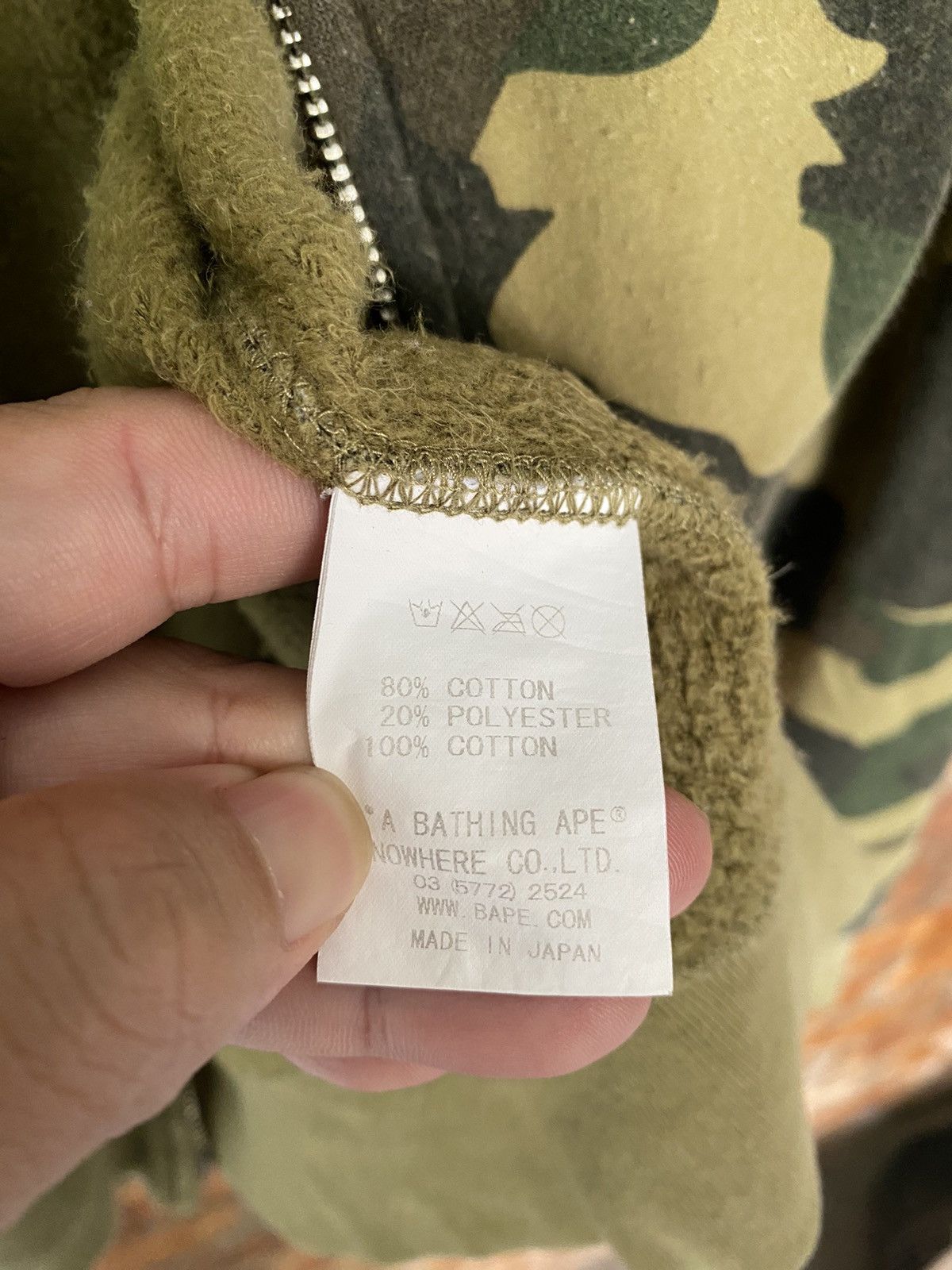 Nigo Vtg Bape Iconic ABC Camo zipper Size US M / EU 48-50 / 2 - 13 Thumbnail