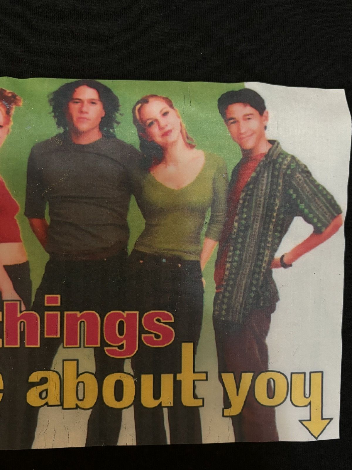 Vintage Rare Vintage 10 Things I Hate About You Heath Ledger Movie T Size US XL / EU 56 / 4 - 9 Thumbnail