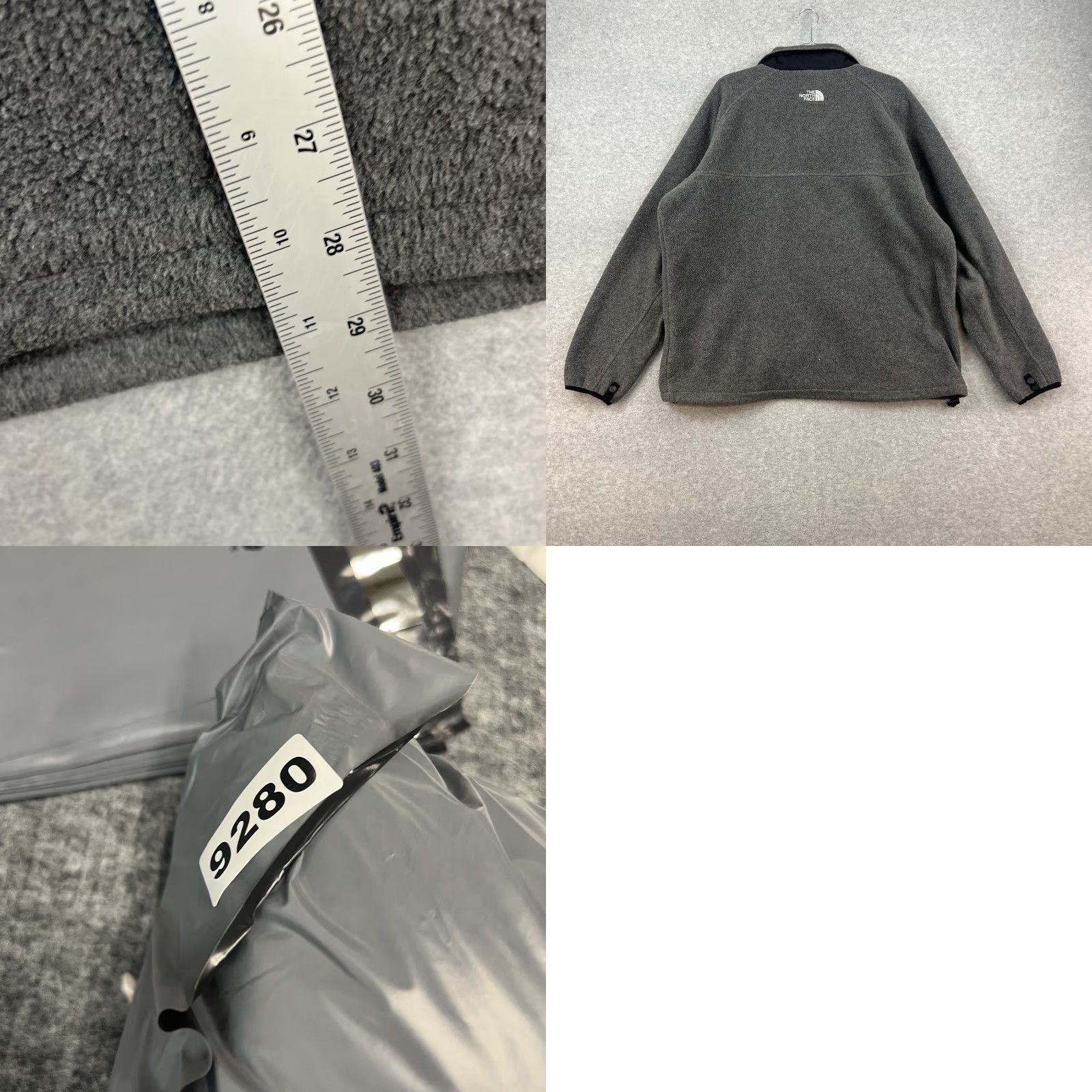 The North Face VINTAGE The North Face Fleece Jacket Mens XL Gray Full Zip Pockets Outdoor 90s Size US XL / EU 56 / 4 - 8 Thumbnail