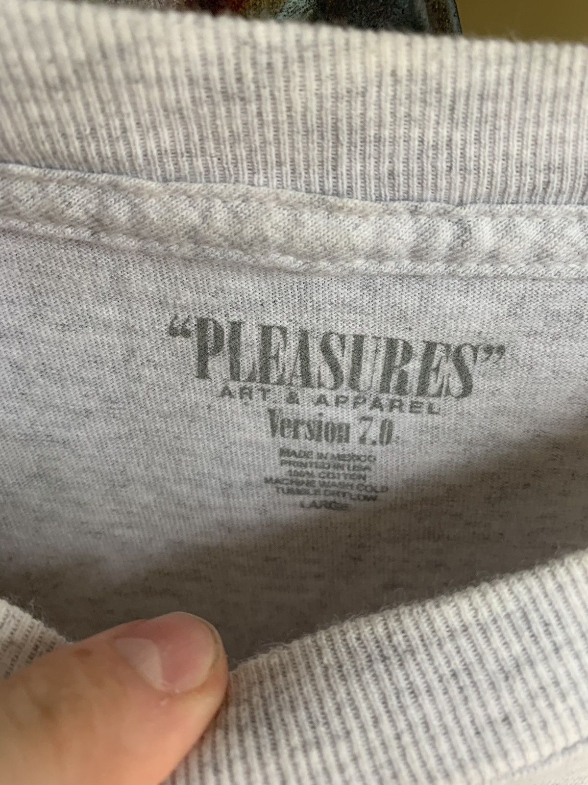 Pleasures Pleasures death t shirt size L Gray Rare Size US L / EU 52-54 / 3 - 2 Thumbnail