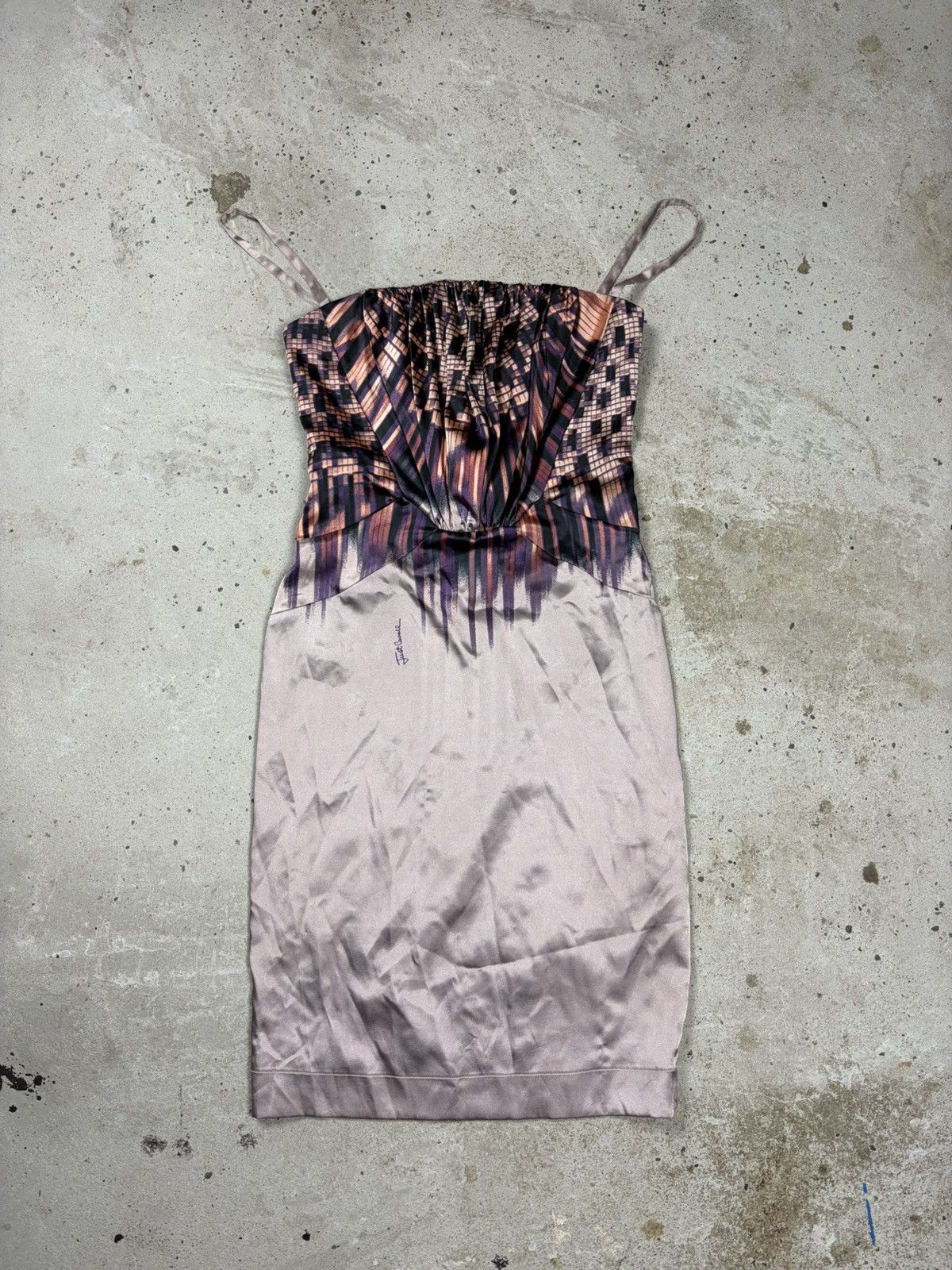 Just Cavalli Vintage Just Cavalli Roberto Corset Champagne Dress Size M / US 6-8 / IT 42-44 - 1 Thumbnail