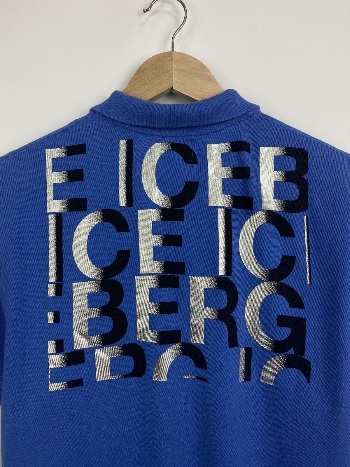 Iceberg 🇺🇸 Vintage 90s Iceberg Polo T-Shirt Rare Retro Hype Y2K Size US M / EU 48-50 / 2 - 4 Thumbnail