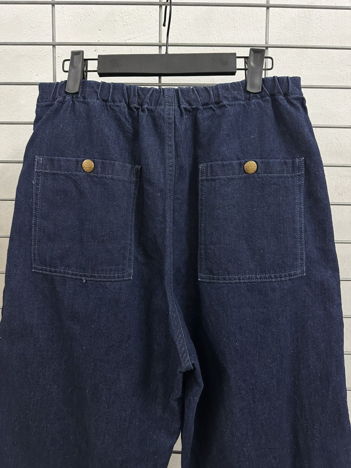 Japanese Brand Rare Beautiful RNA Inc Slanted Flap Pocket Wife Baggy Jeans Size US 32 / EU 48 - 6 Thumbnail