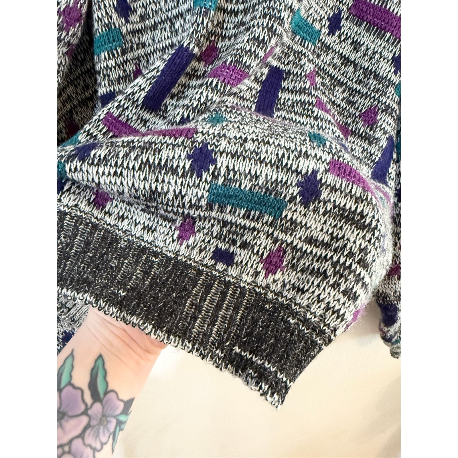 Other 80s Funky Geometric Grandpa Sweater size 1XL Size US XL / EU 56 / 4 - 10 Thumbnail