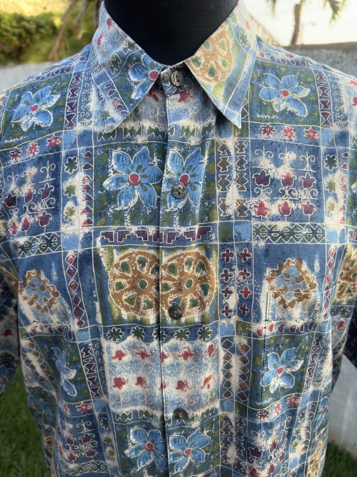 Tori Richard PreOwned Tori Richard Hawaiian Print Multicolored Men's L Size US L / EU 52-54 / 3 - 3 Thumbnail