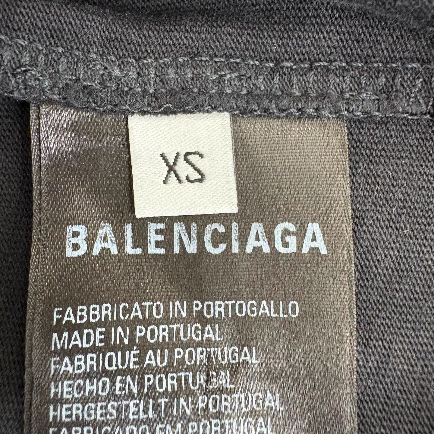 Balenciaga BALENCIAGA washed distressed crystal T XS Size US XS / EU 42 / 0 - 5 Thumbnail