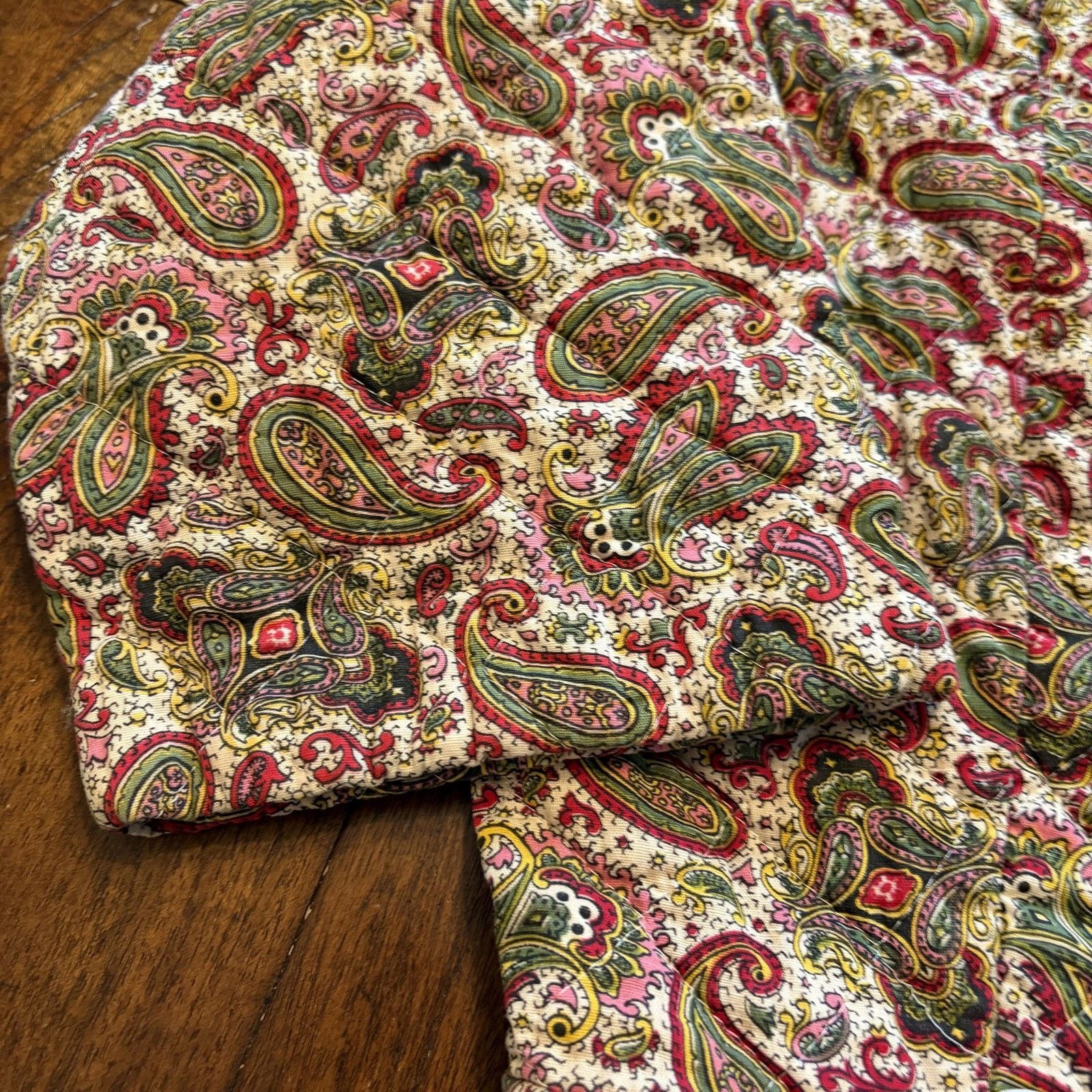Vintage VTG Stan Herman Herbcraft M Button Up Quilted House Coat Size S / US 4 / IT 40 - 8 Thumbnail