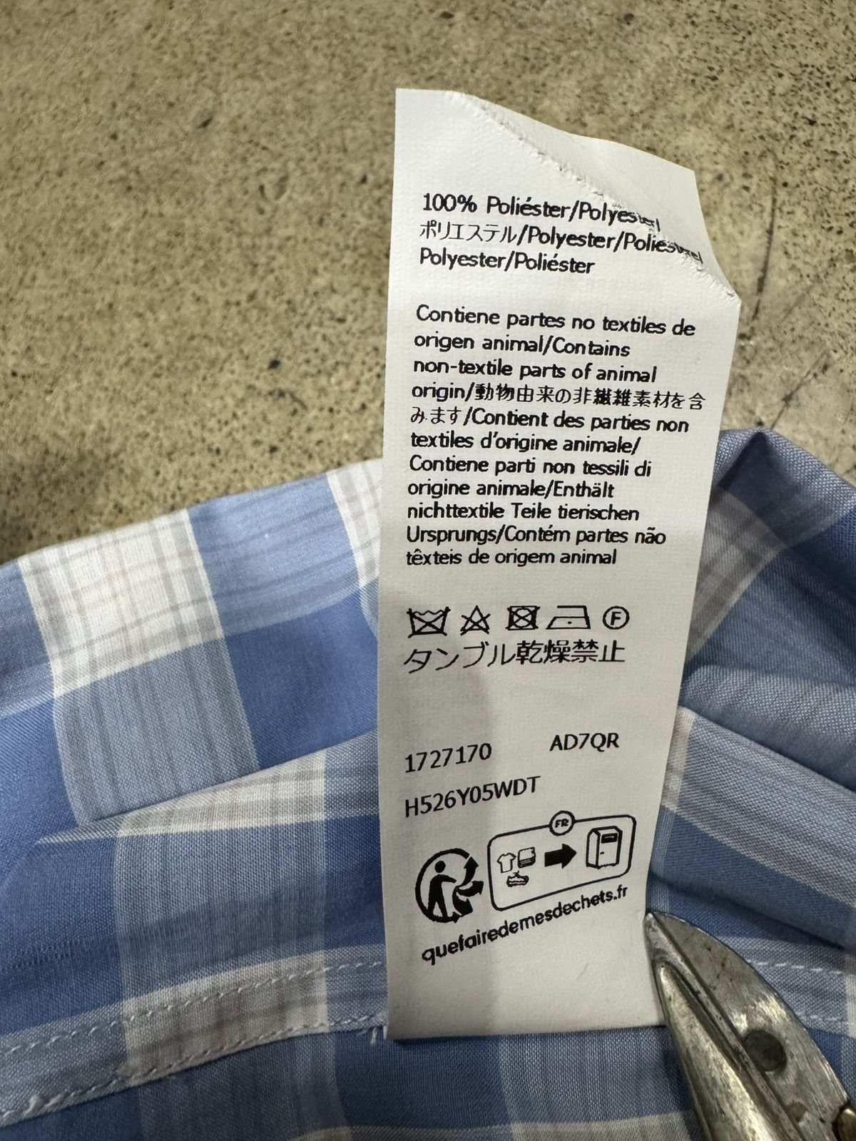 Loewe LOEWE Short Sleeve Shirt in cotton blue Size US L / EU 52-54 / 3 - 5 Thumbnail