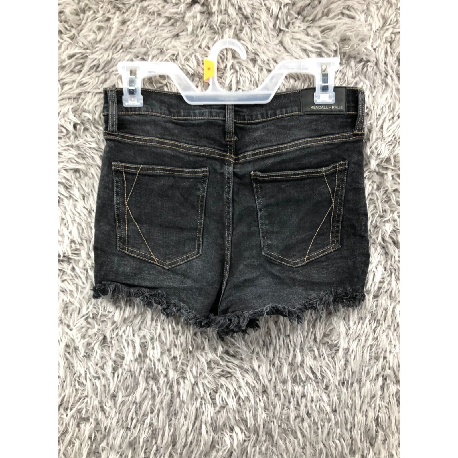 Vintage Kendal Kylie Drifter High Rise Shorts Womens Size 30 Dark Wash Black Denim Jean Size 30" / US 8 / IT 44 - 4 Thumbnail