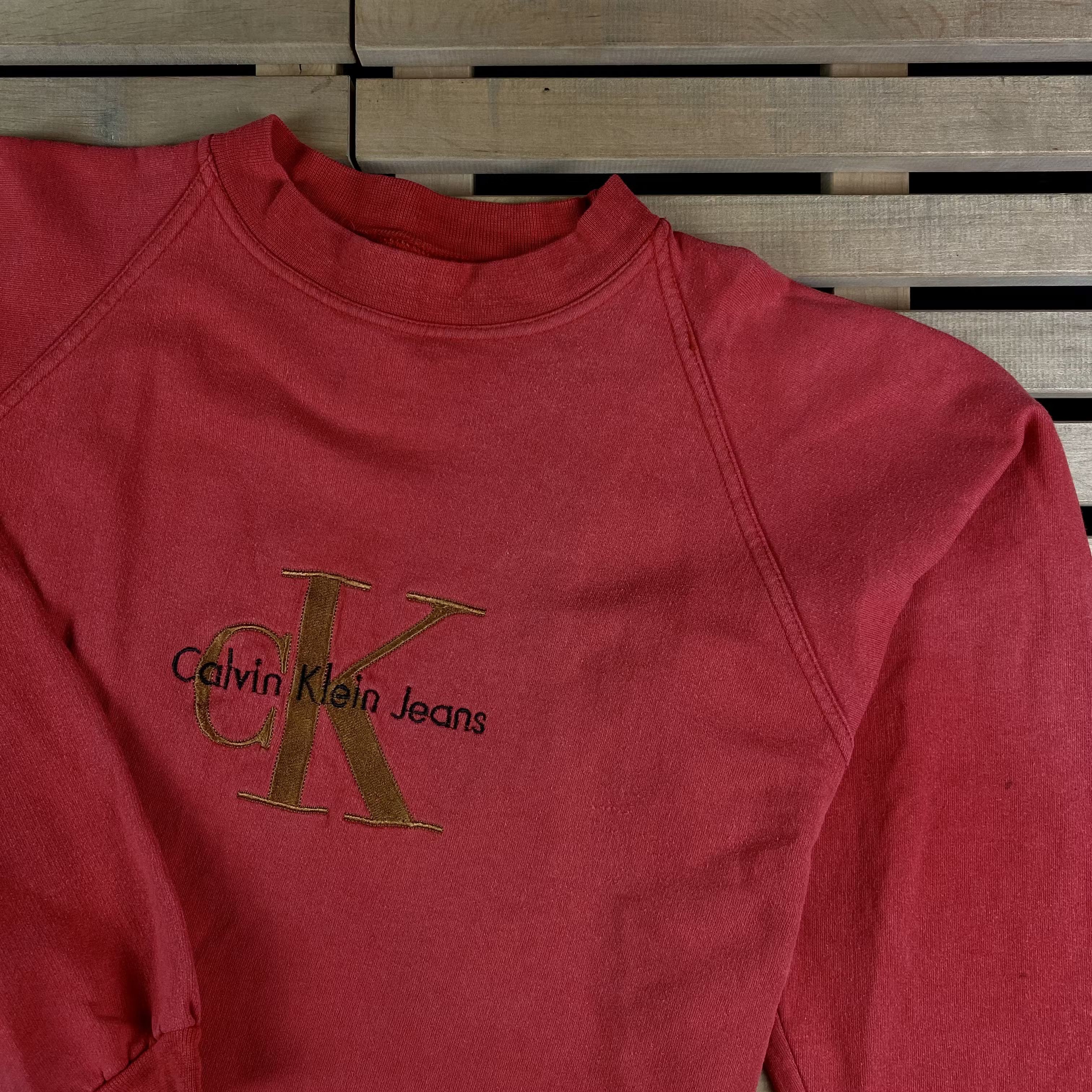 Calvin Klein × Vintage Mens Sweatshirt Calvin Klein Jeans Vintage Size L Size US L / EU 52-54 / 3 - 2 Thumbnail
