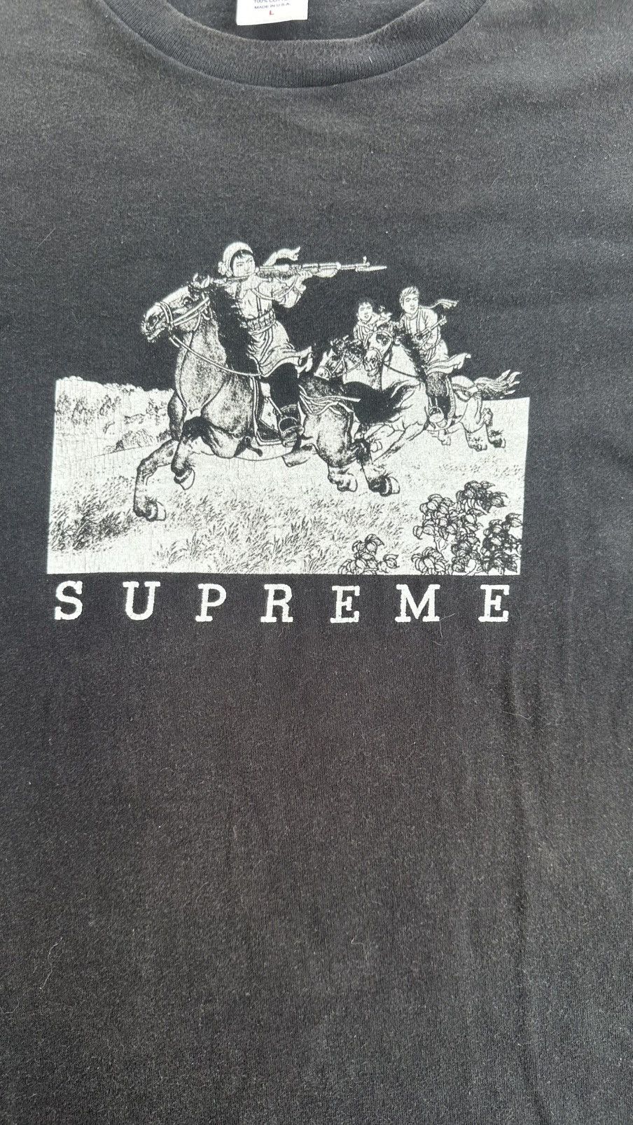 Supreme SUPREME RIDERS BLACK TEE Size US XL / EU 56 / 4 - 2 Thumbnail