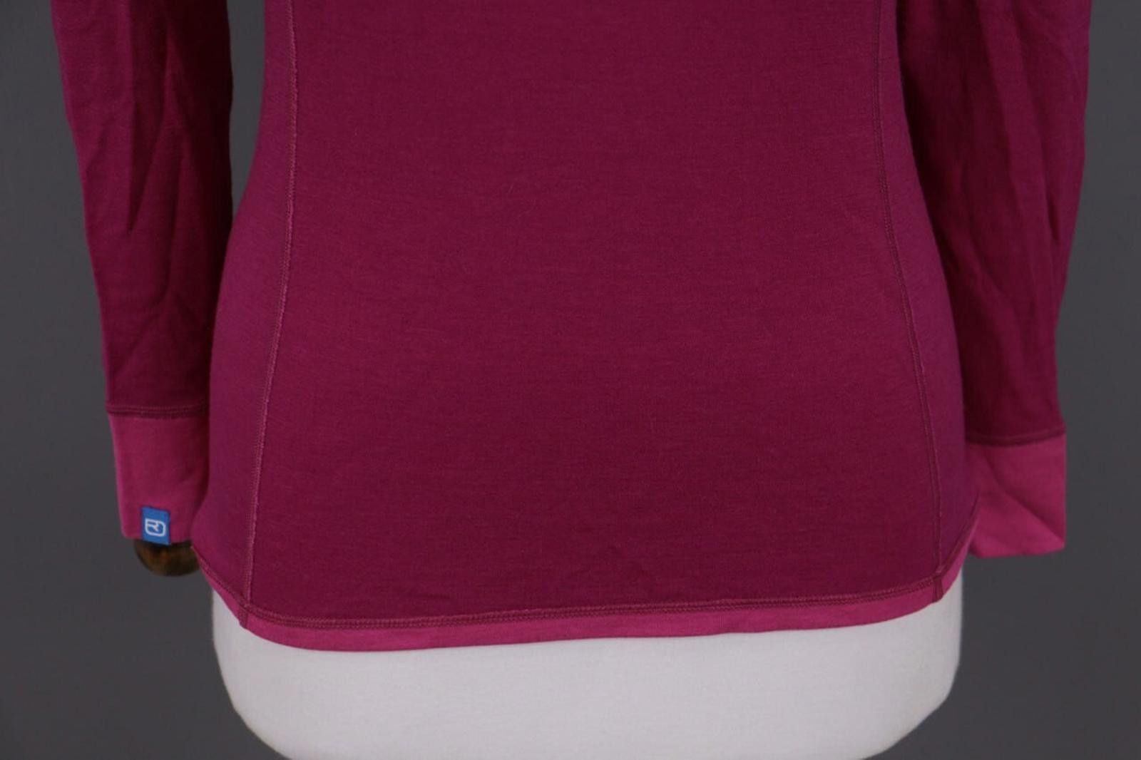 ORTOVOX Ortovox Burgundy Pink Lightweight Wool Base Layer Size M Size M / US 6-8 / IT 42-44 - 2 Thumbnail