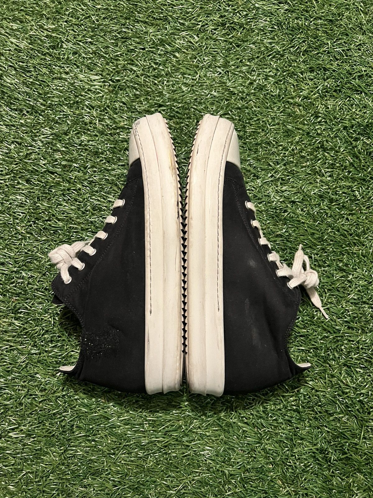 Rick Owens Drkshdw Rick Owens DRKSHDW Ramones Shoes Low Top Sneaker Size US 10 / EU 43 - 3 Thumbnail