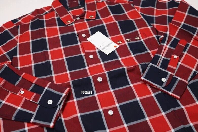 Sophnet. Red Plaid Long Sleeve Button-Up Shirt Size L Size US L / EU 52-54 / 3 - 3 Thumbnail