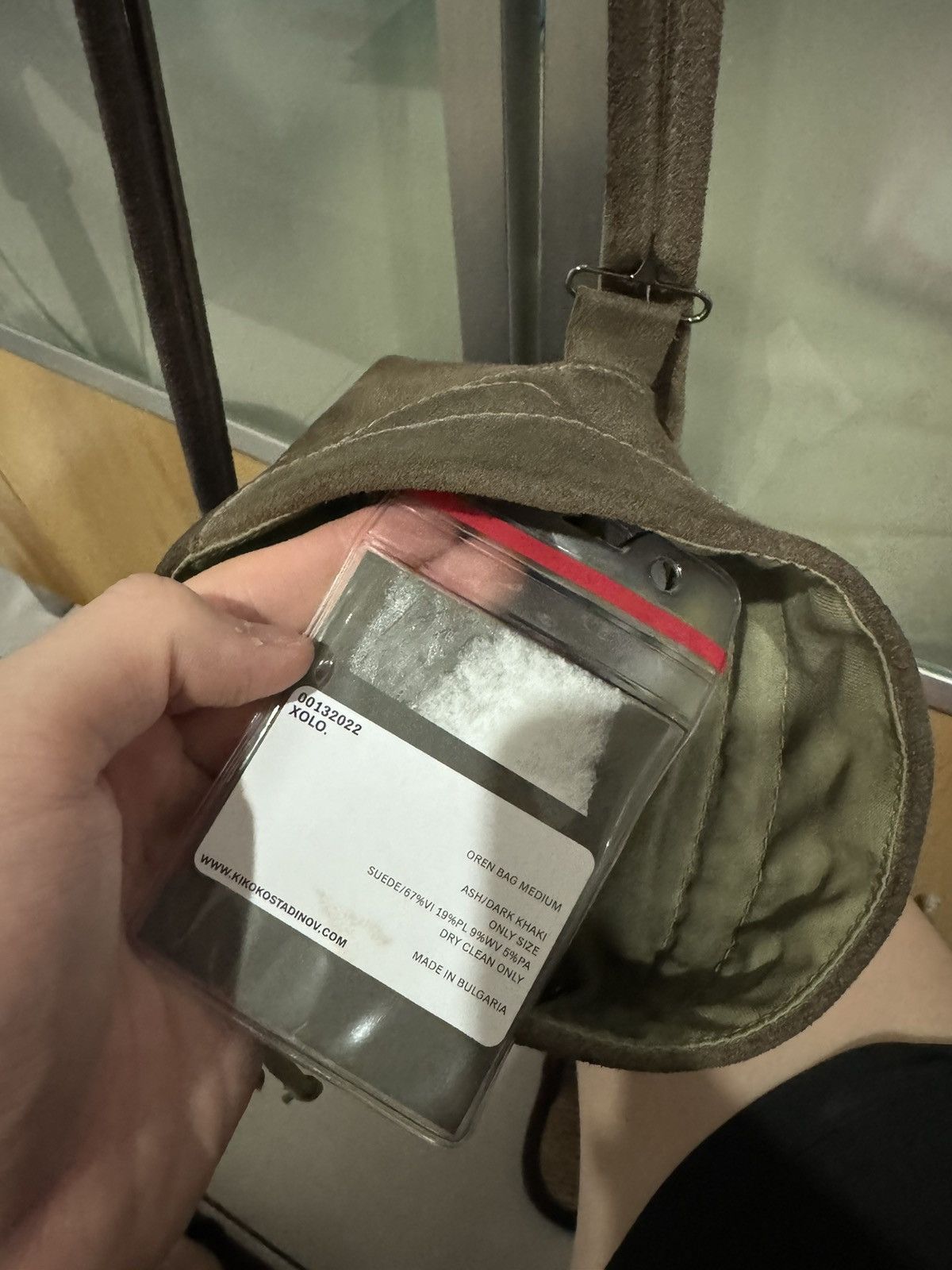 Kiko Kostadinov KIKO KOSTADINOV OREN BAG MEDIUM KAHI SUEDE AW22 Size ONE SIZE - 7 Thumbnail