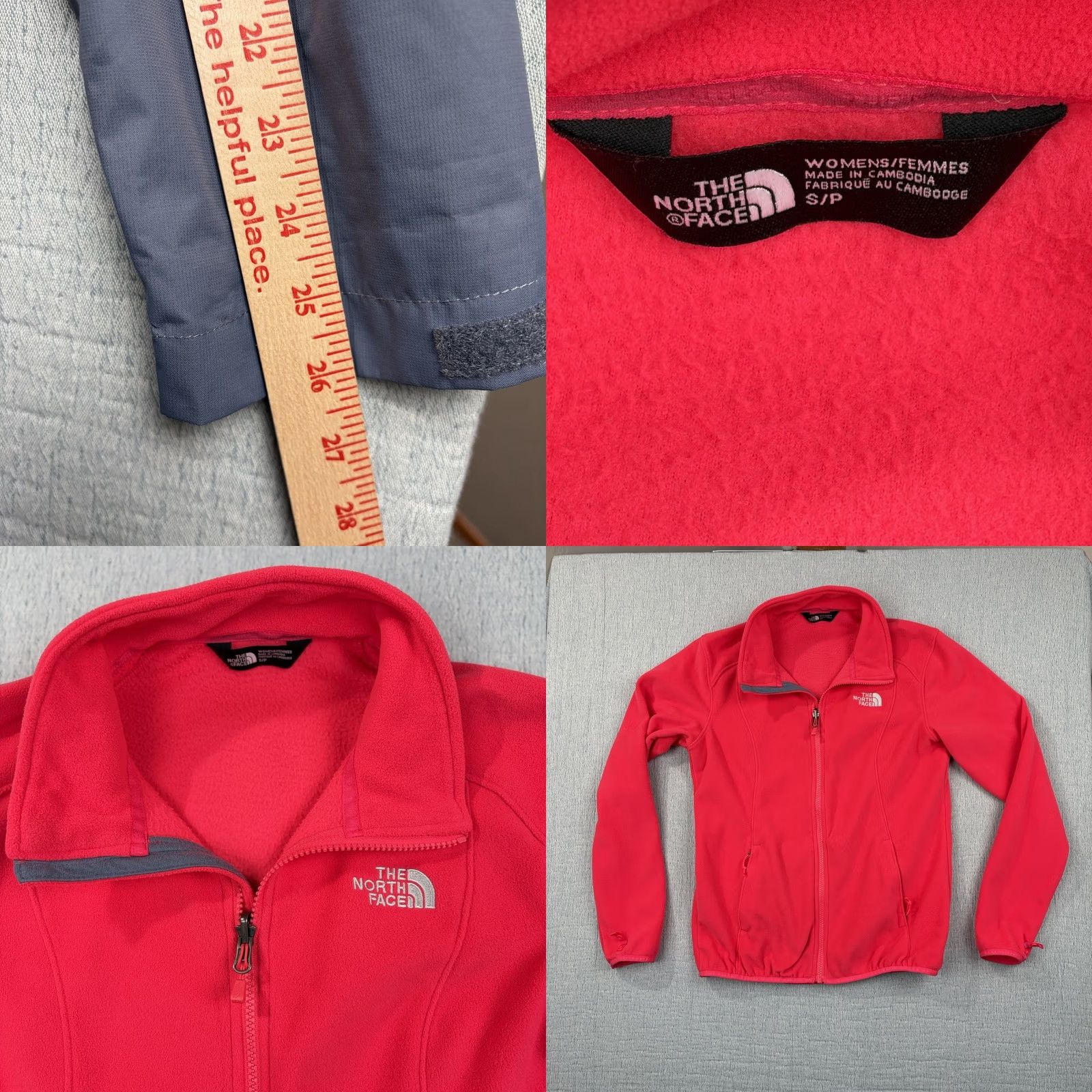 The North Face The North Face Women’s Dry Vent 3-in-1 Jacket Hoodie Gray Pink Ski Snowboarding Womens S Size S / US 4 / IT 40 - 9 Thumbnail