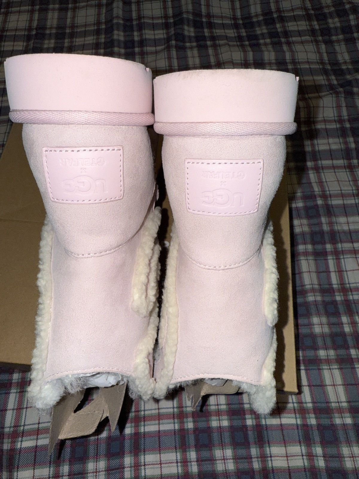 Telfar × Ugg UGG x Telfar Logo Mini Boot Pink Size US 11 / EU 44 - 4 Thumbnail