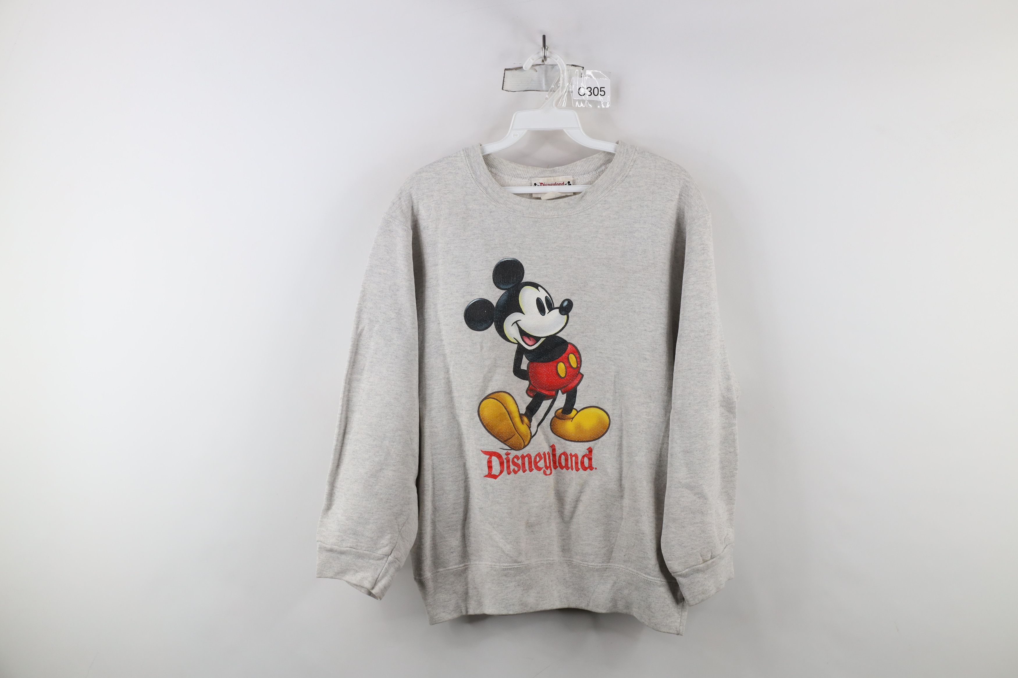 Disney × Vintage Vintage 90s Disneyland Spell Out Mickey Mouse Sweatshirt USA Size S / US 4 / IT 40 - 1 Thumbnail