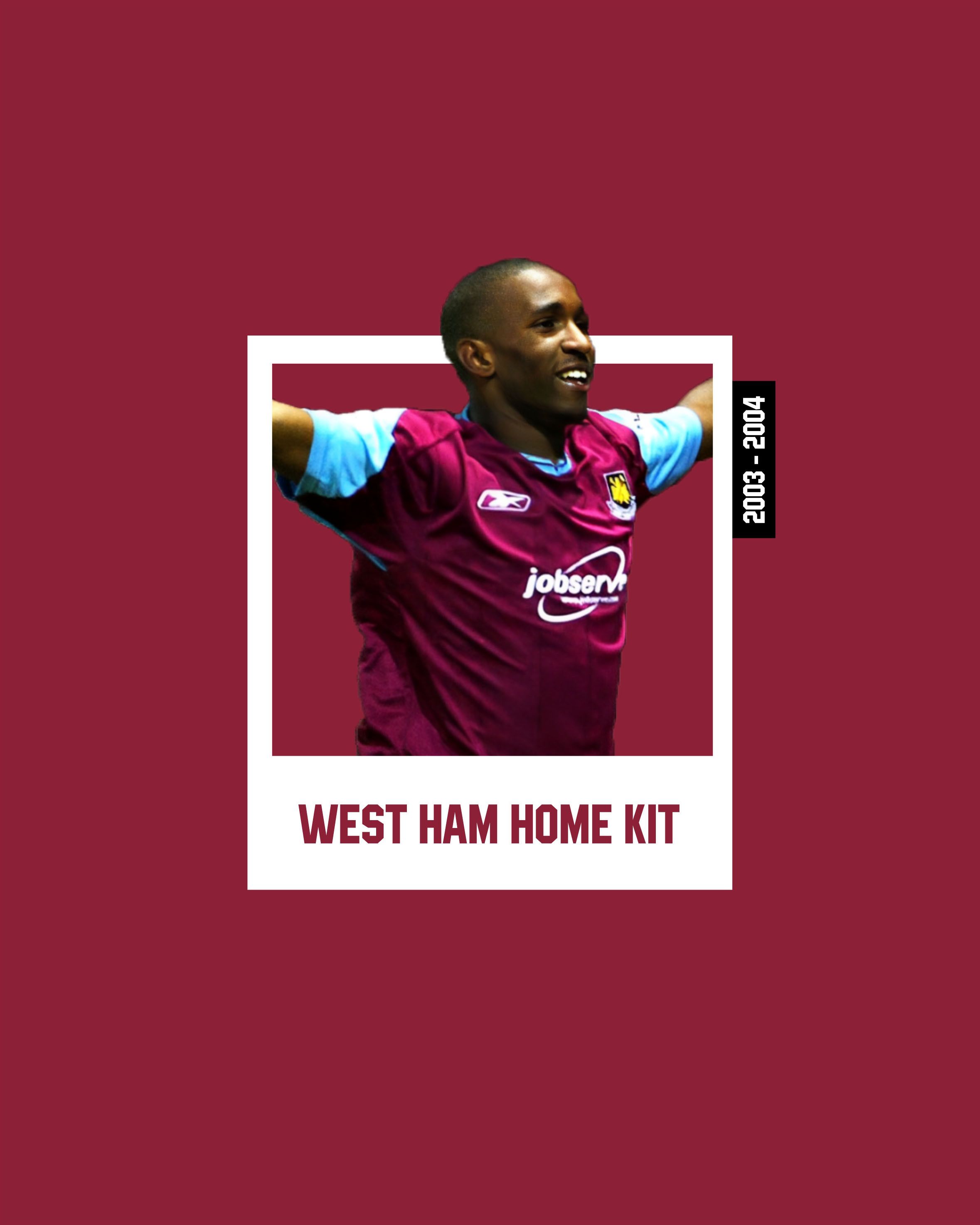 Reebok West Ham United Home Kit 2003 2004 2005 Size US L / EU 52-54 / 3 - 8 Thumbnail